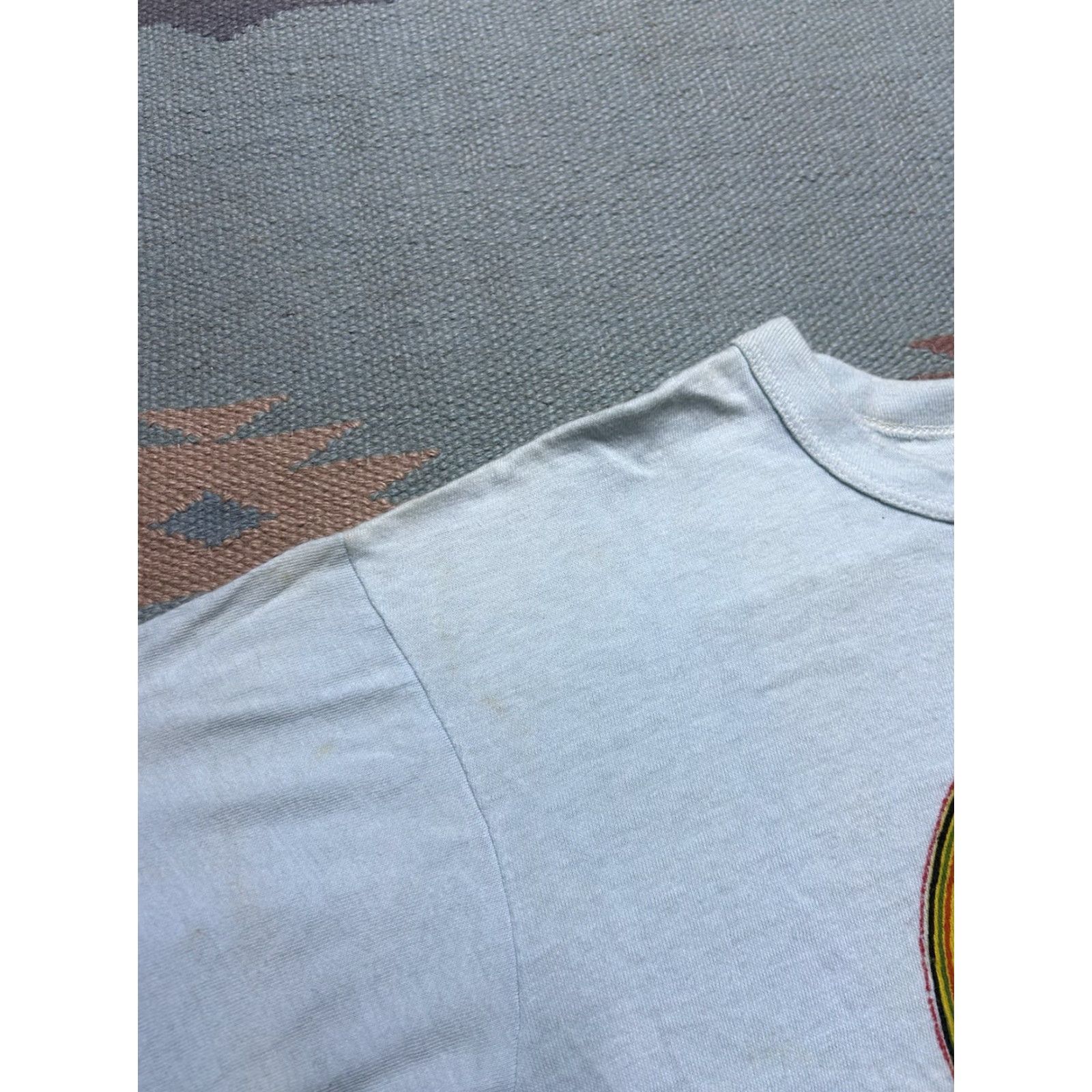 Vintage VINTAGE 70s graphic t shirt Changuinola Panama Caribbean tropical blue Men T-Shirt M & M Size M Medium Size US M / EU 48-50 / 2 - 4 Thumbnail