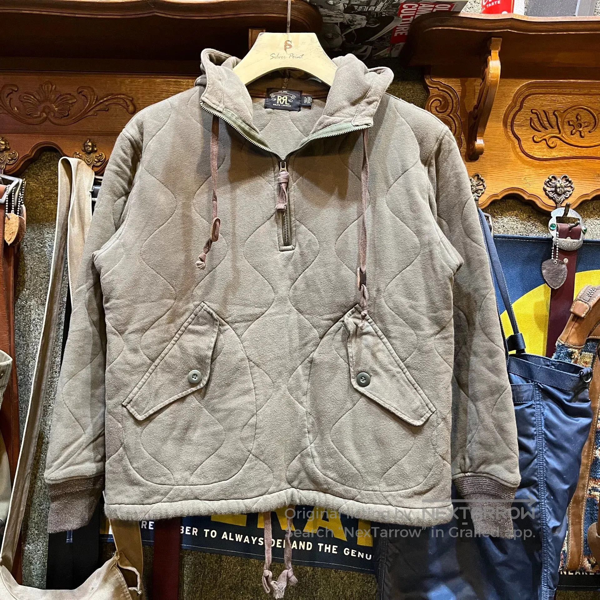 RRL Ralph Lauren RRL Ralph Lauren Quilted Hoodie. Size US M / EU 48-50 / 2 - 1 Thumbnail