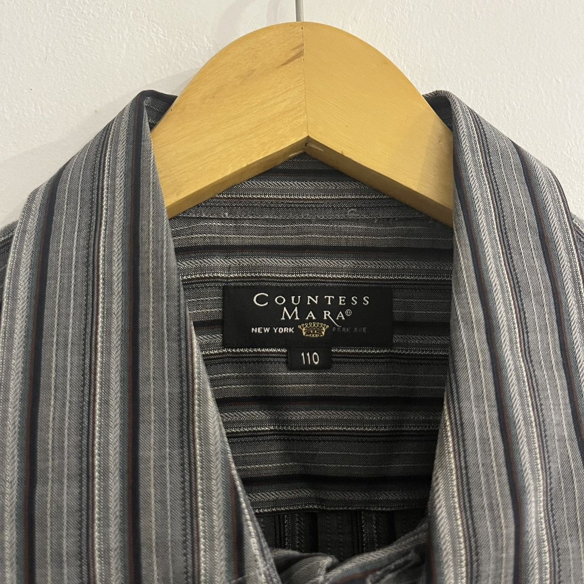 Issey Miyake Countess Mara - Striped Iconic Ls Shirt Size US XL / EU 56 / 4 - 4 Thumbnail