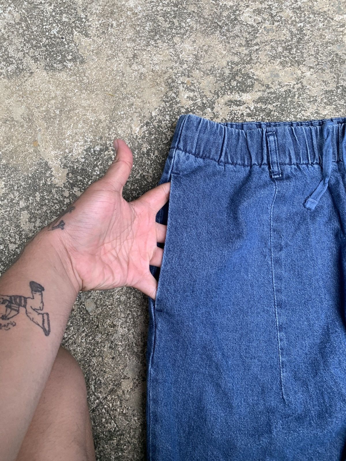 GU GU Japan Blue Jeans Relax Fit Baggy Balloon Pants Size US 36 / EU 52 - 7 Thumbnail