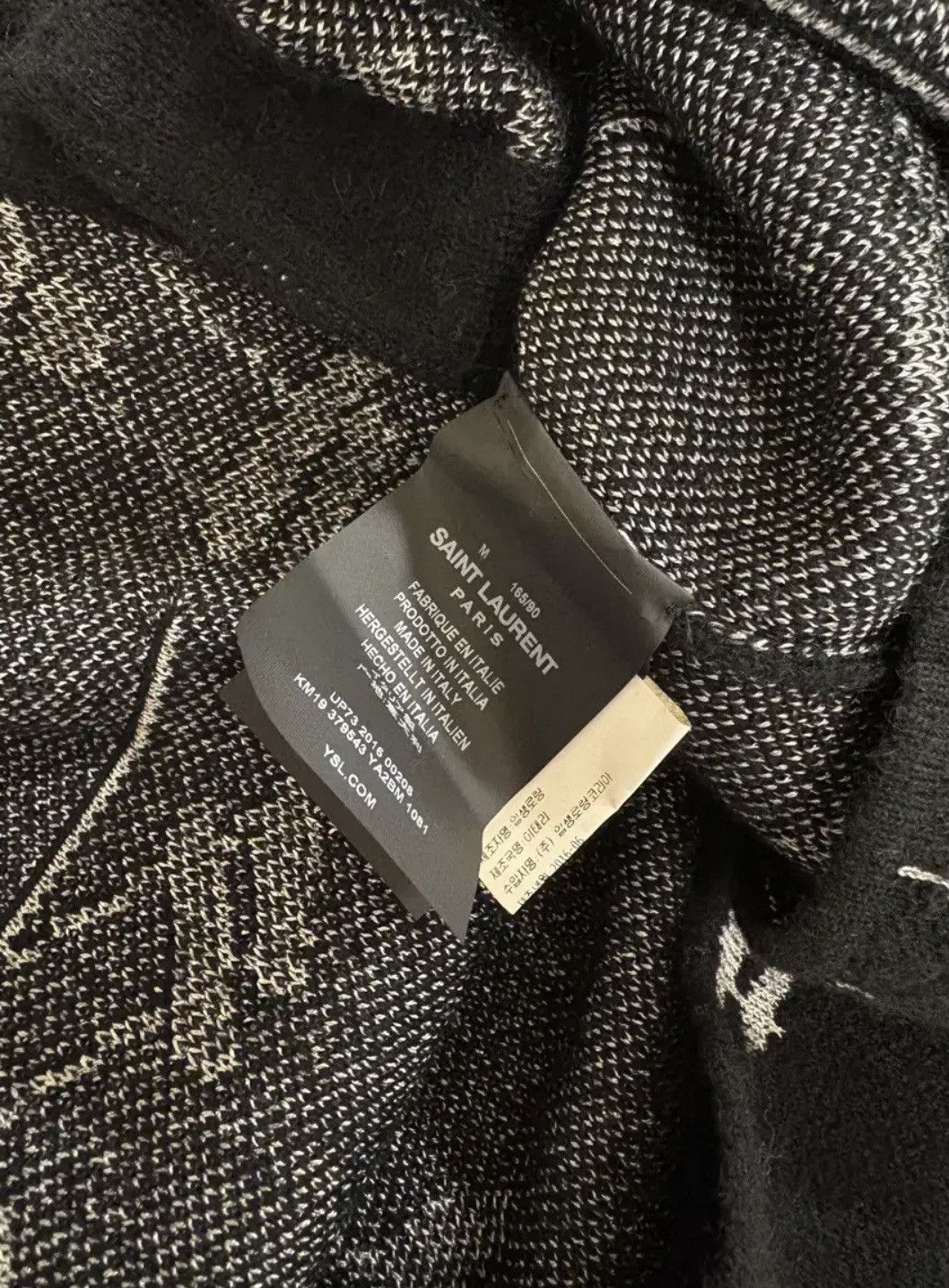 Saint Laurent Paris Saint Laurent Music Note Cardigan Size US M / EU 48-50 / 2 - 4 Thumbnail