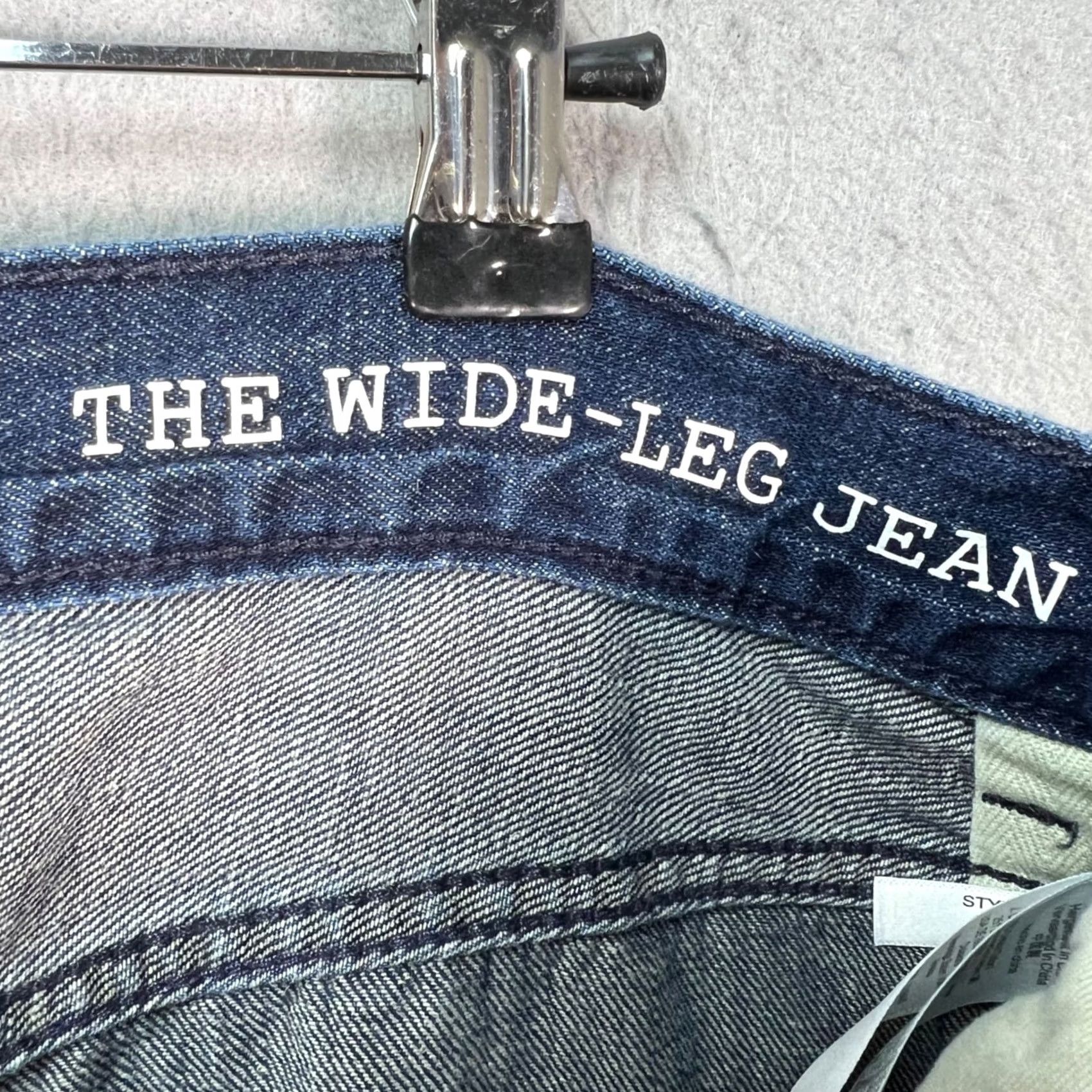 Madewell Madewell Jeans Wide-Leg Mens 34 x 29 Cotton Linen Denim Blue 5-Pocket Regular Vintage N/A Size US 34 / EU 50 - 4 Thumbnail