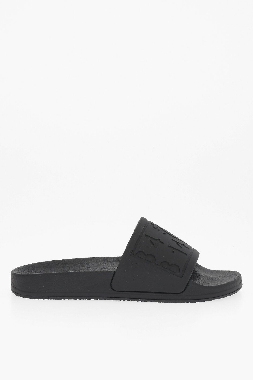 og1mm1224 Embossed Logo Slides in Black