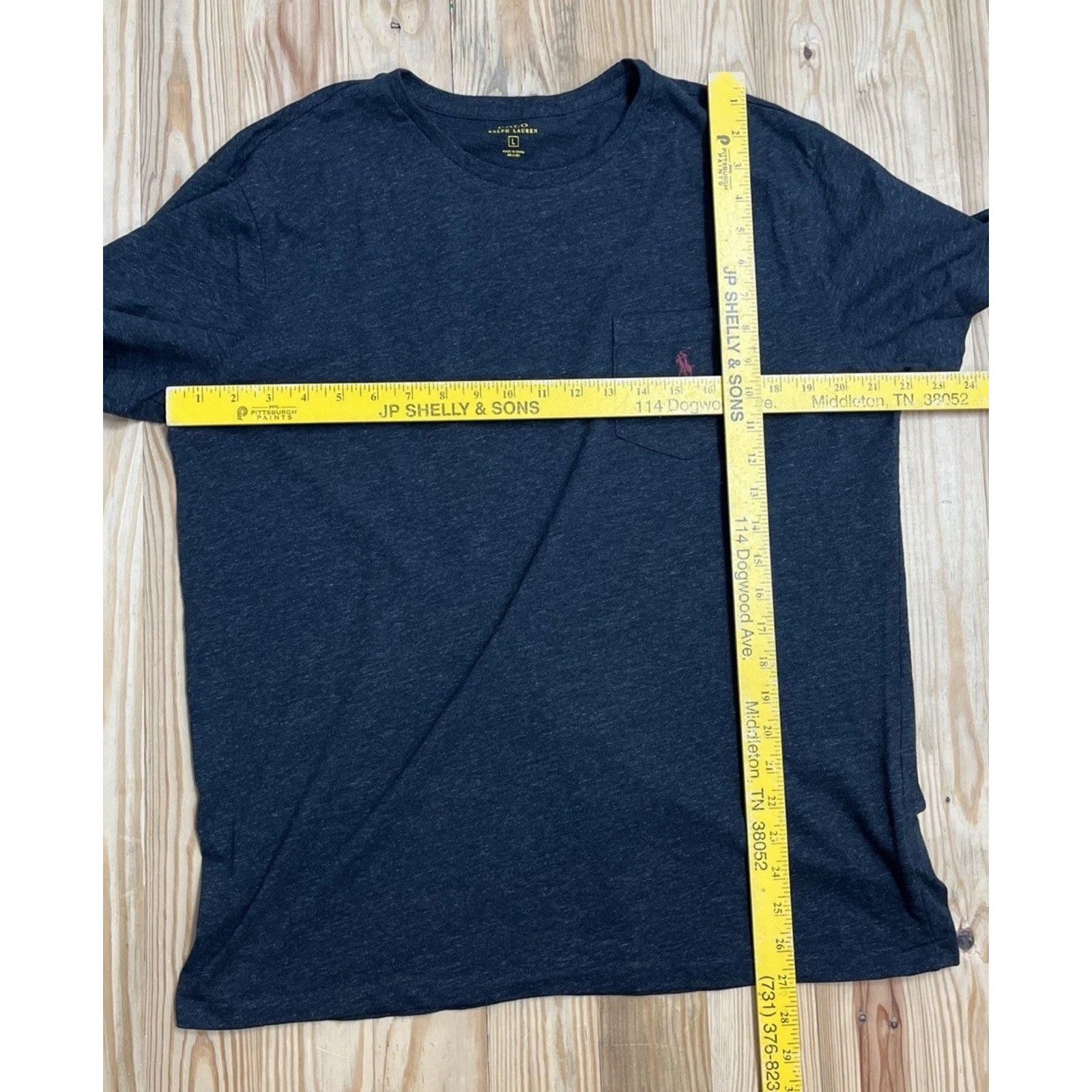 Ralph Lauren Polo Ralph Lauren T Shirt Mens L Heather Gray Pony Size US L / EU 52-54 / 3 - 5 Thumbnail