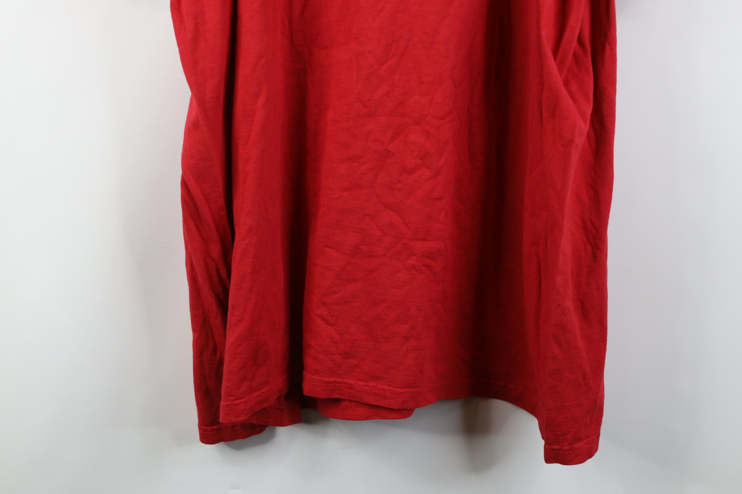 Polo Ralph Lauren Deadstock Vintage 90s Ralph Lauren Chalk Stencil T-Shirt Red Size US XXL / EU 58 / 5 - 14 Thumbnail