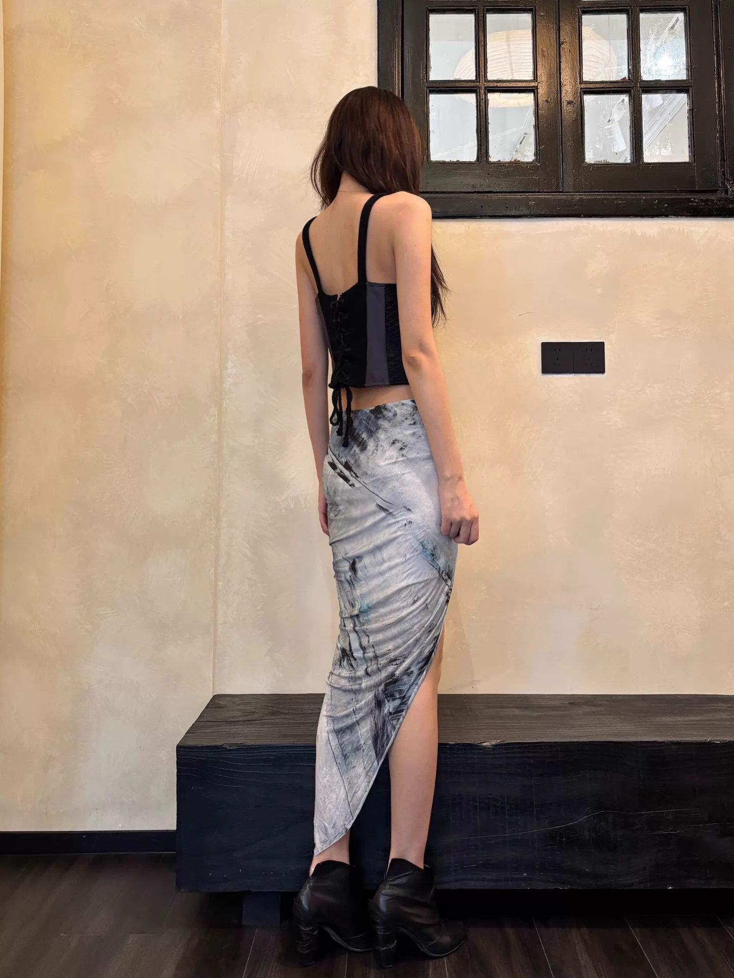 Helmut Lang Helmut Lang Vintage Printed Knot Irregular Skirt S Size 26" / US 2 / IT 38 - 5 Thumbnail