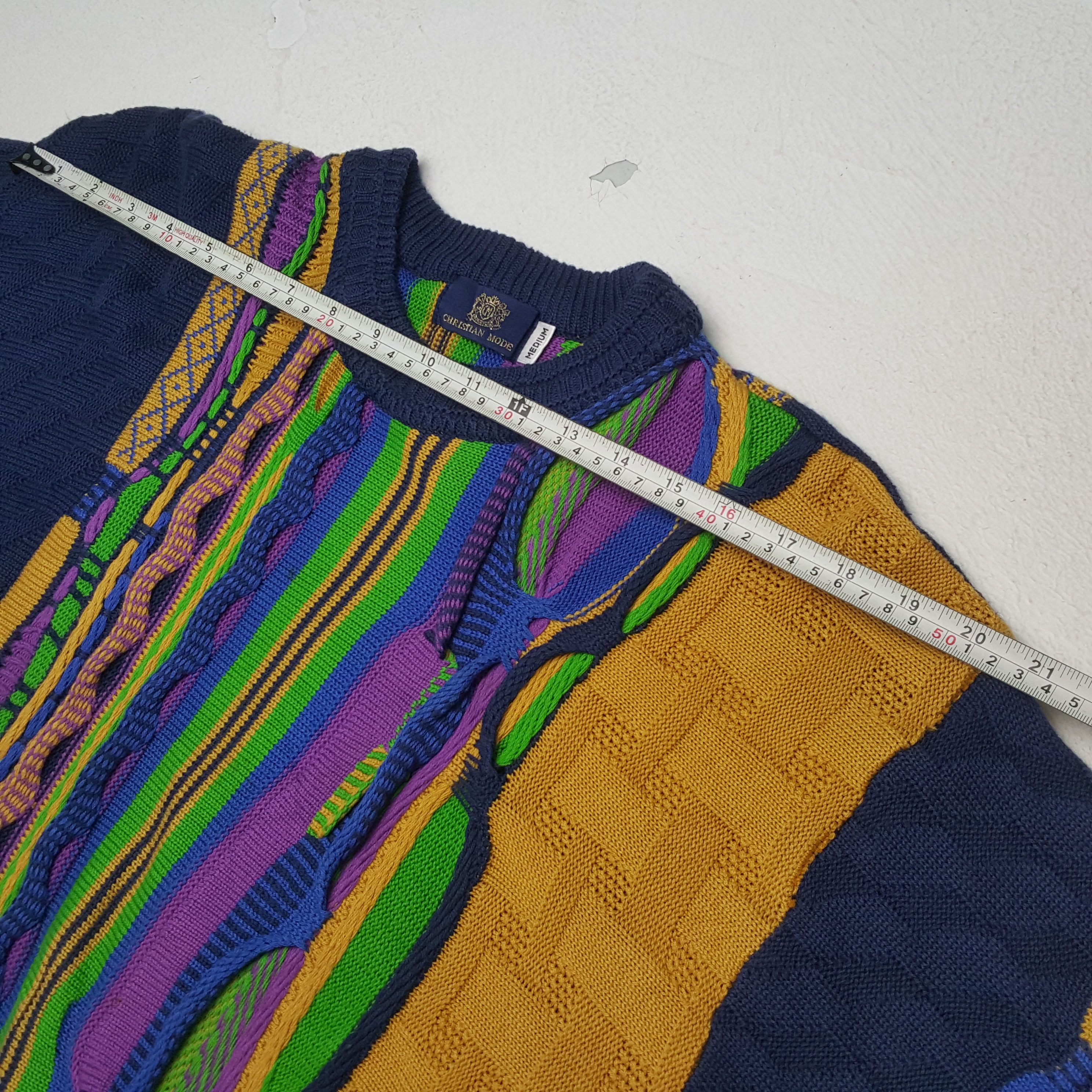 Vintage CHRISTIAN MODE Nice Design Knitwear Sweatshirt Size US S / EU 44-46 / 1 - 4 Thumbnail