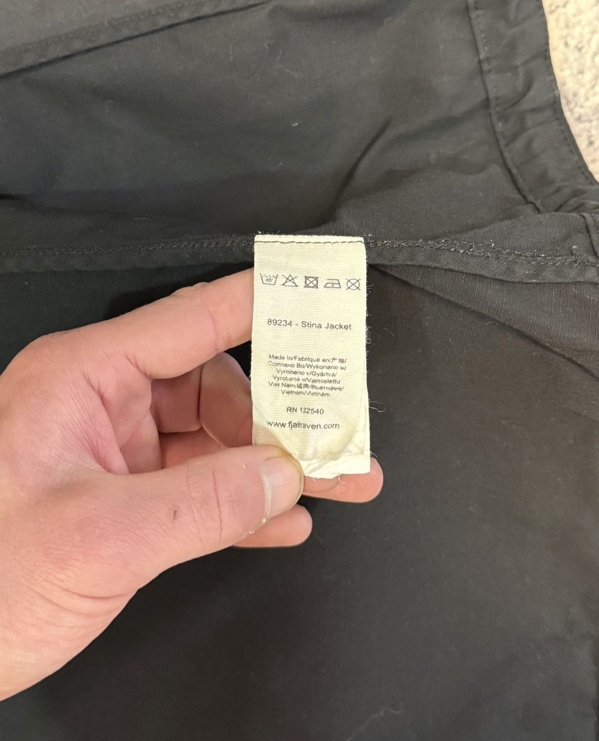 Fjallraven Fjallraven Stina Jacket Womens M Black G1000 Outdoor Hooded Size M / US 6-8 / IT 42-44 - 10 Thumbnail