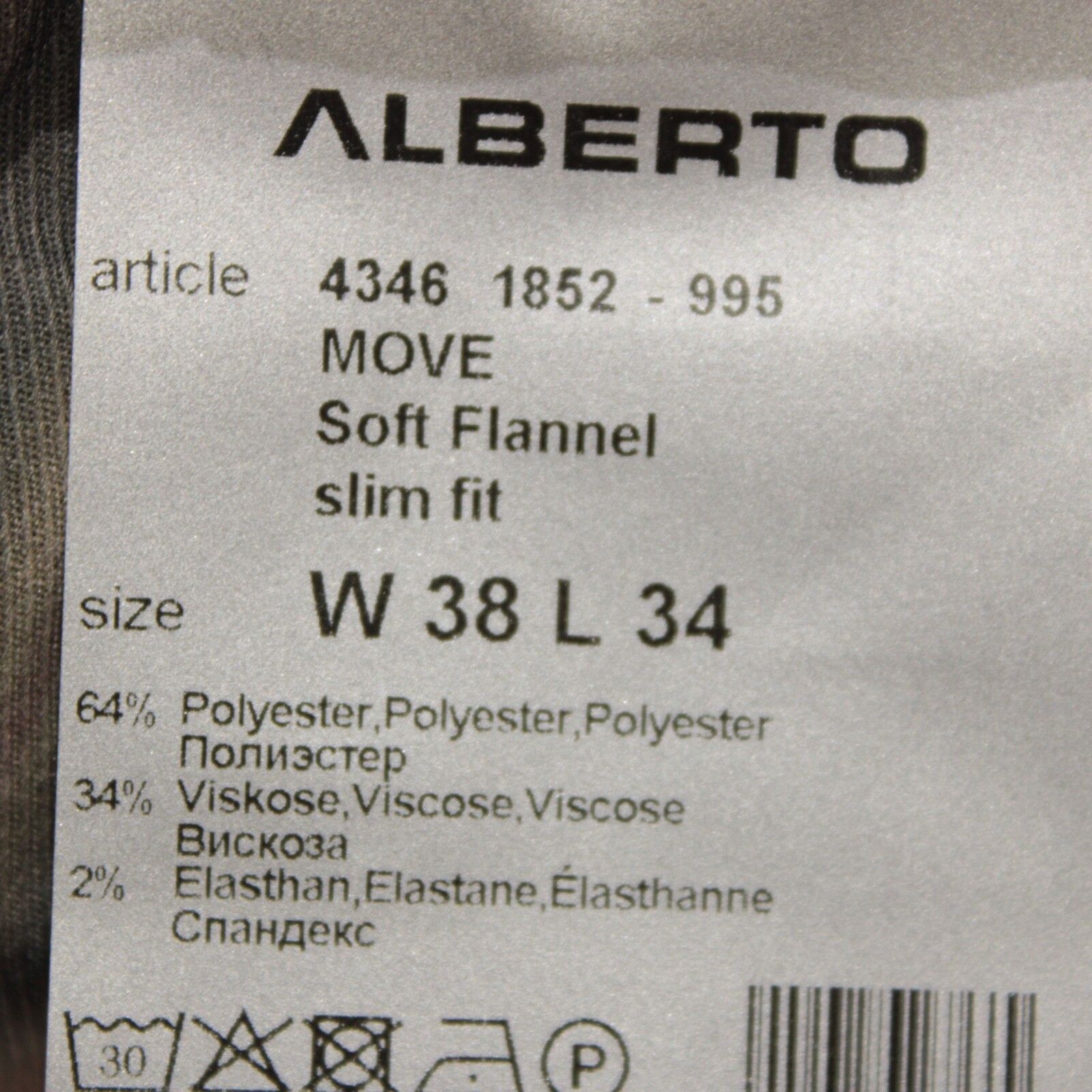 Alberto ALBERTO New with tags Chino Size 38 US In Black Size US 38 / EU 54 - 7 Thumbnail