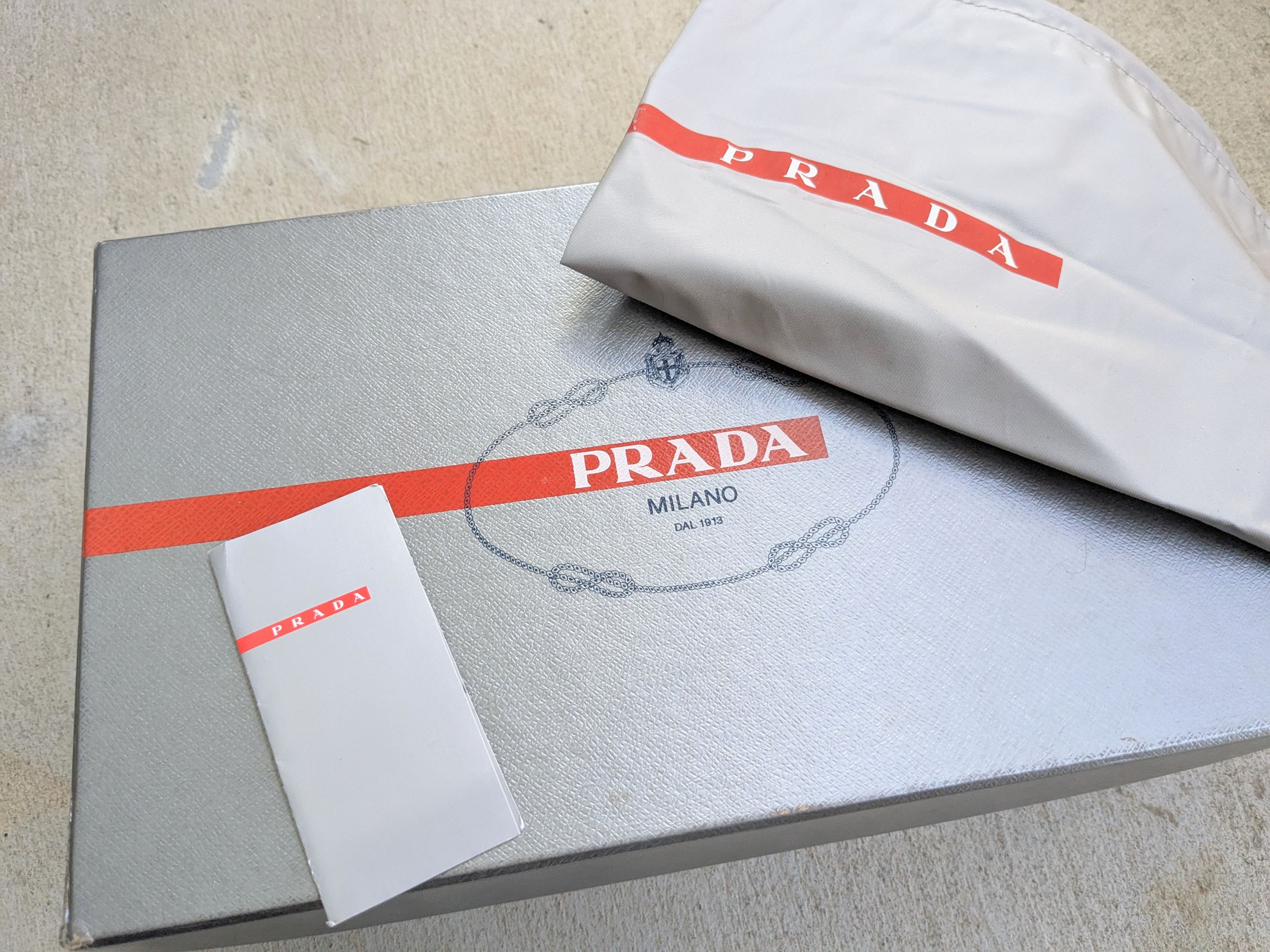 Prada Prada America's Cup Black 9.5 Leather Low Tops PS0906 Size US 9.5 / EU 42-43 - 21 Thumbnail