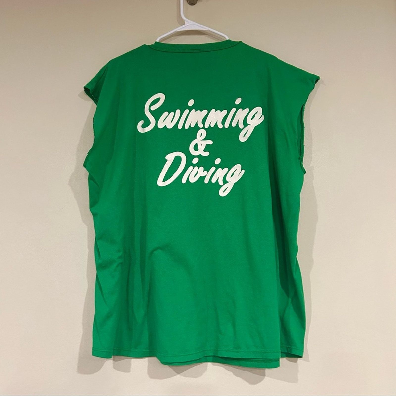 Russell Athletic Vintage Tennessee Volunteers Swimming & Diving Cutoff Shirt Size US XXL / EU 58 / 5 - 2 Thumbnail