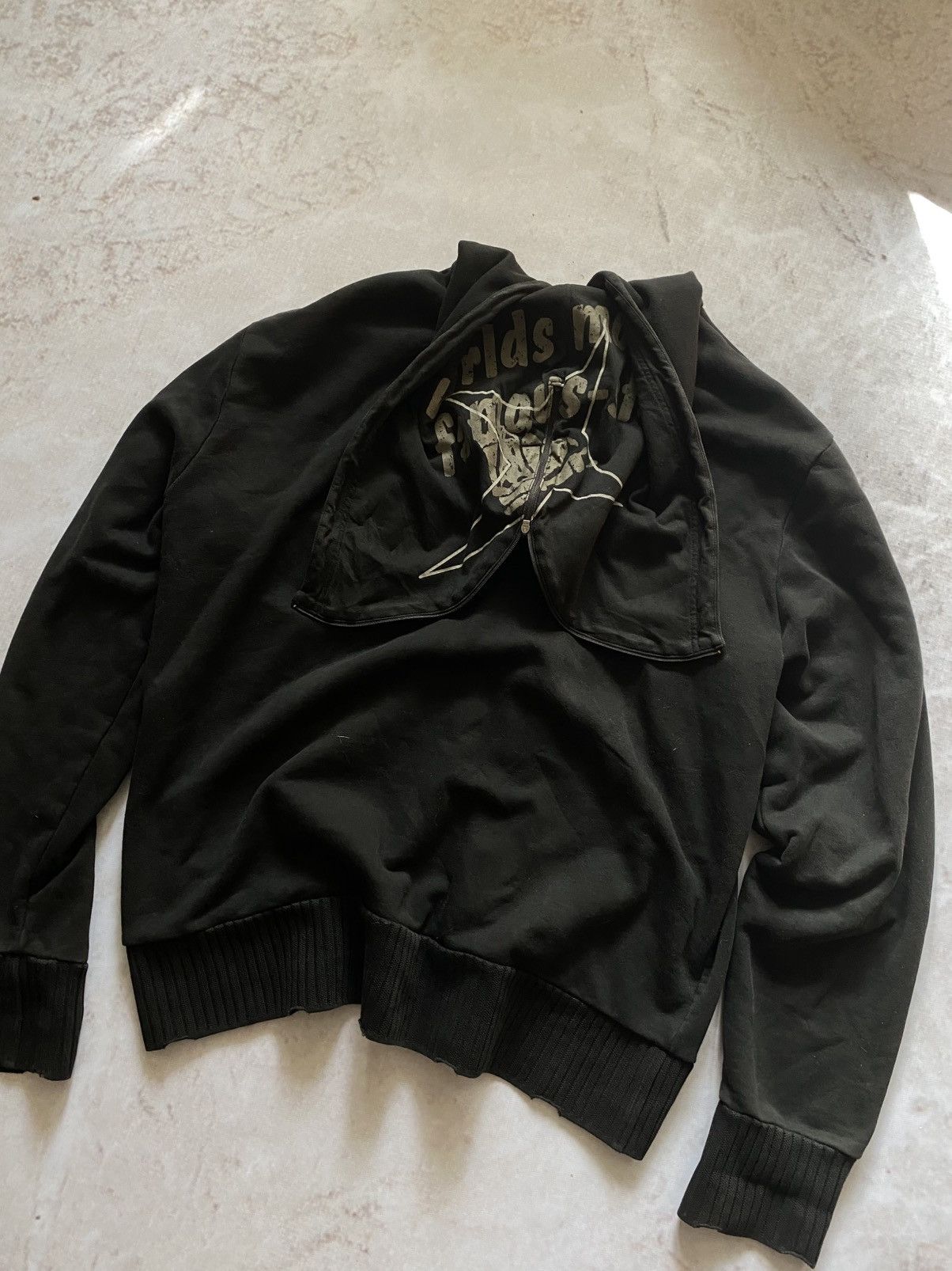 Hugo Boss × Vintage Vintage Avant Garde sweater / Zip Up Hoodie Hugo Boss Rare Size US XL / EU 56 / 4 - 10 Thumbnail