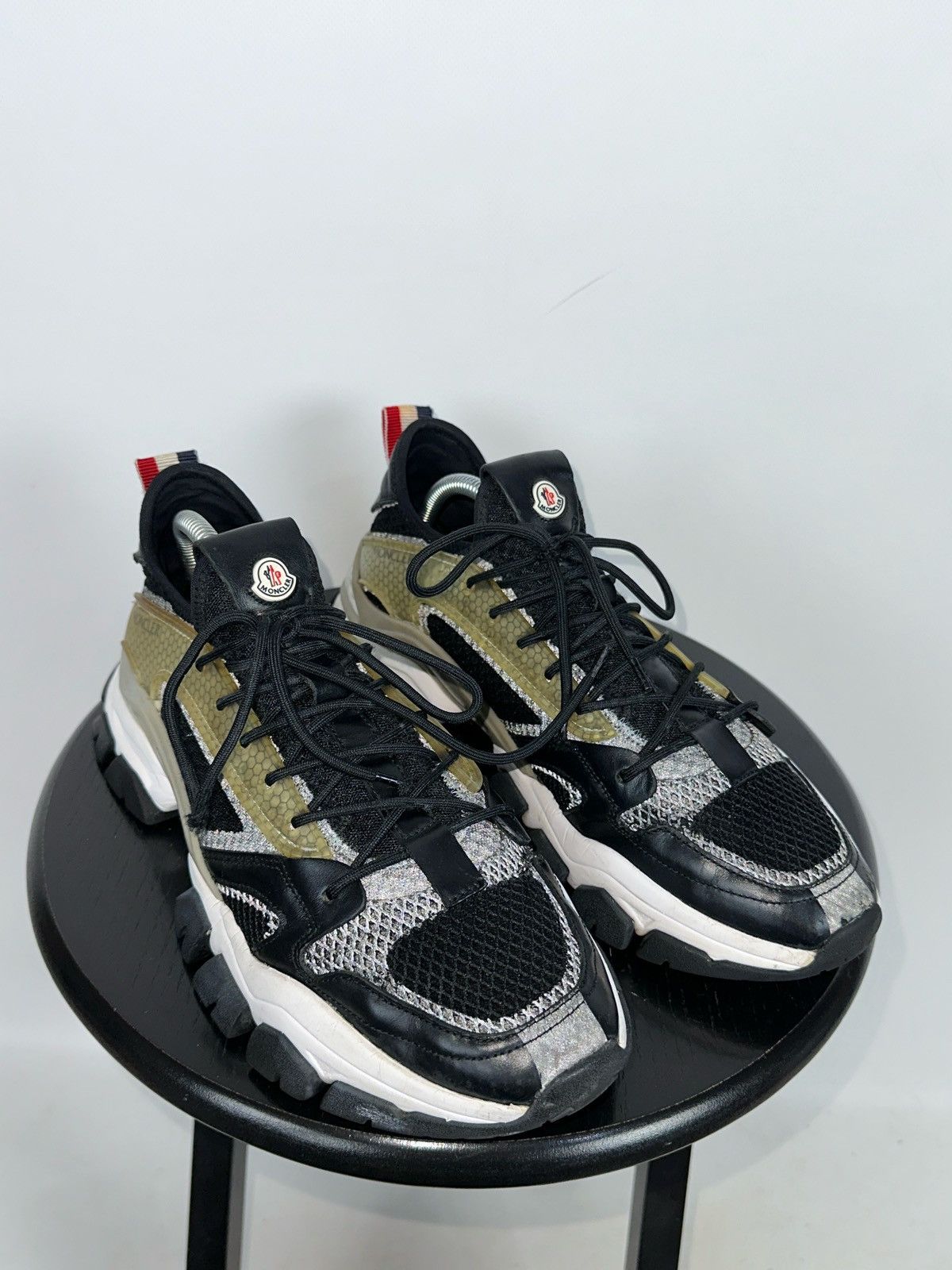 Moncler Moncler Trevor Scarpa Leather Low Top Sneakers Size US 9.5 / EU 42-43 - 3 Thumbnail