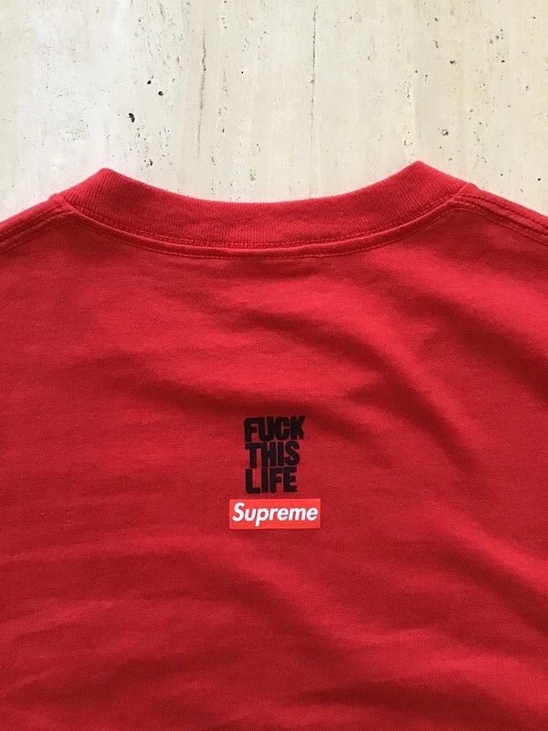 Supreme Vintage Supreme FW 2008 JA fuck this life weirdo Dave tee Size US M / EU 48-50 / 2 - 5 Thumbnail