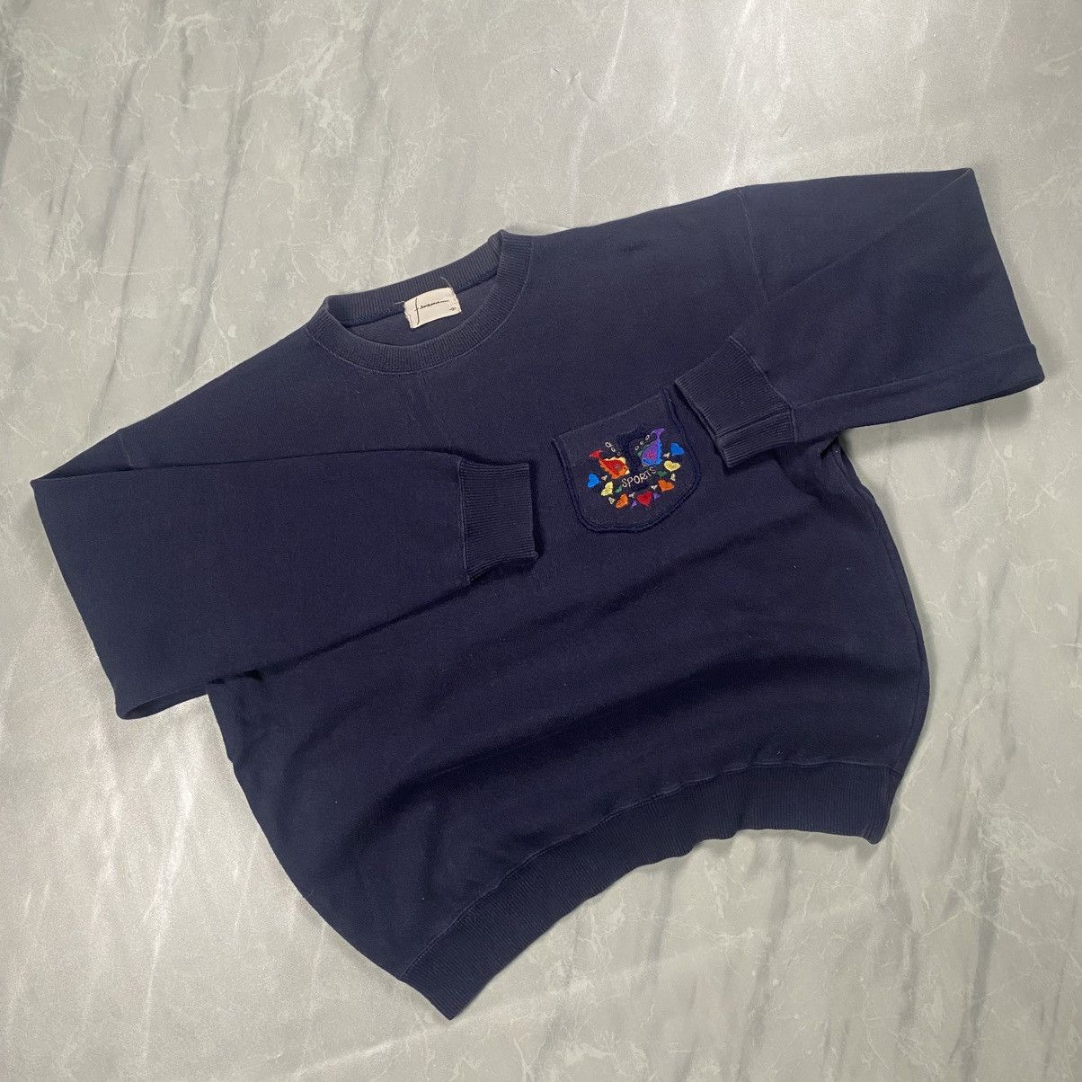 Japanese Brand Vintage 90s Froreson Japan Knit Boxy Crewneck Size L / US 10 / IT 46 - 3 Thumbnail