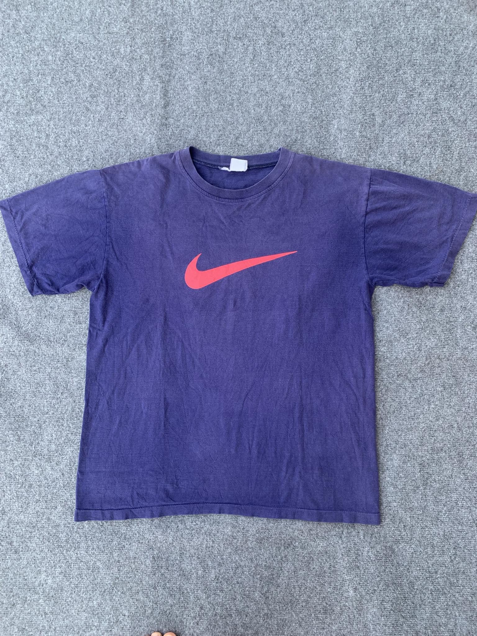 Nike Late 70s NIKE big swoosh logo Oren tab single stitch Size US L / EU 52-54 / 3 - 1 Thumbnail