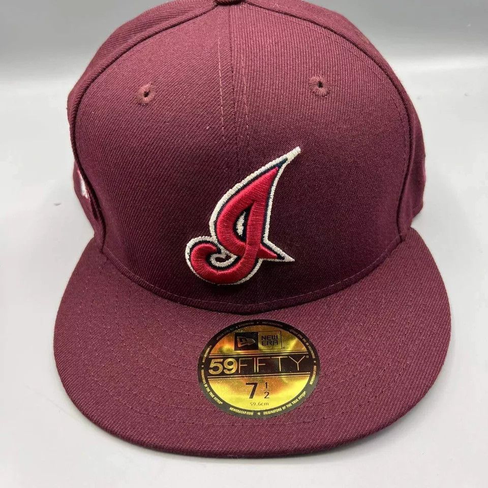 New Era Cleveland Guardians Hat Men 7 1/2 59Fifty New Era MLB Fitted Size ONE SIZE - 3 Thumbnail