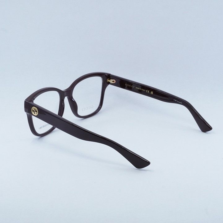 Gucci Gucci GG1340O 005 Eyeglasses Red 54mm Square Frame Size ONE SIZE - 9 Thumbnail