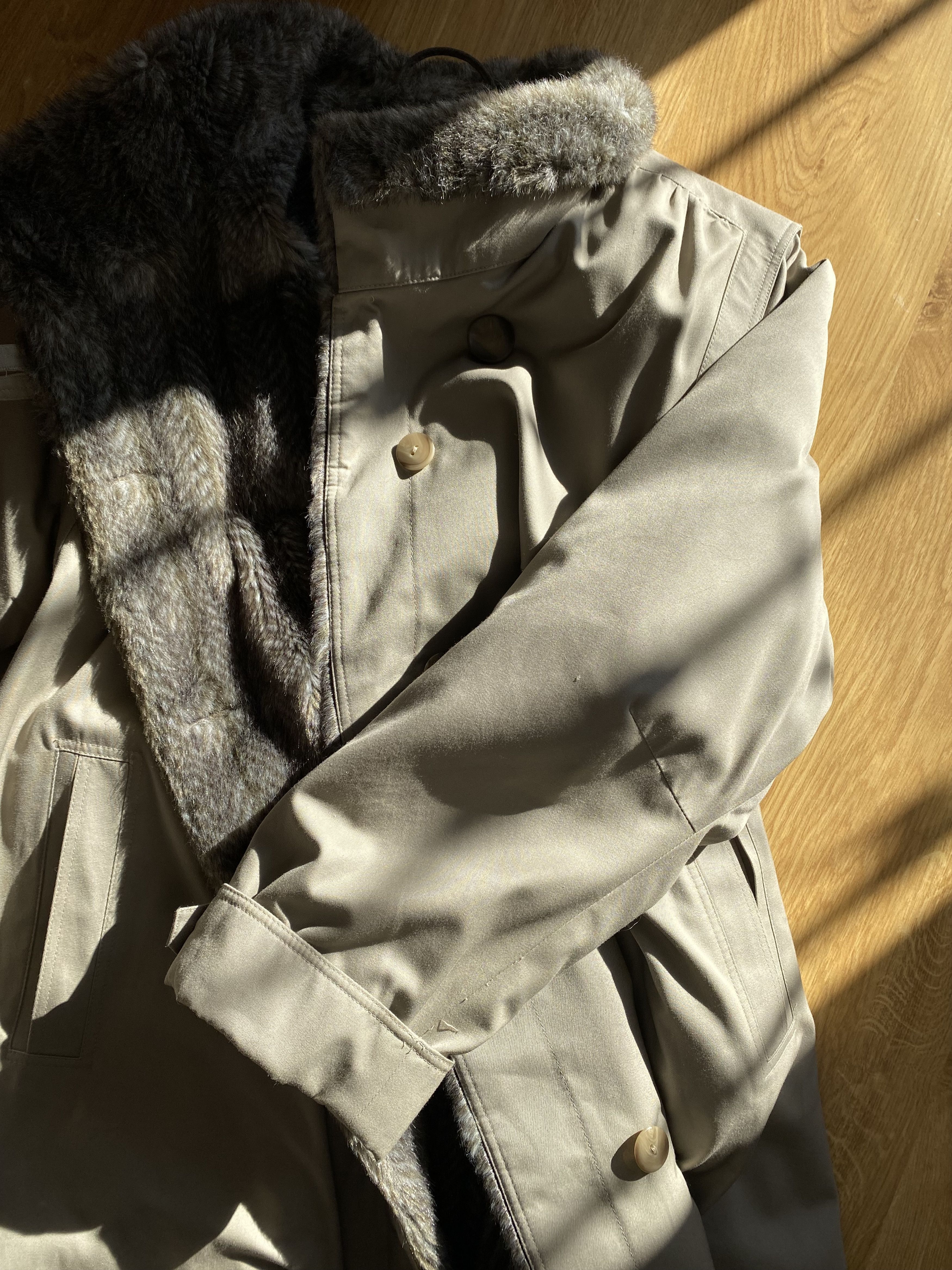 Designer Delmod coat lined with Jolipel faux fur Size M / US 6-8 / IT 42-44 - 8 Thumbnail