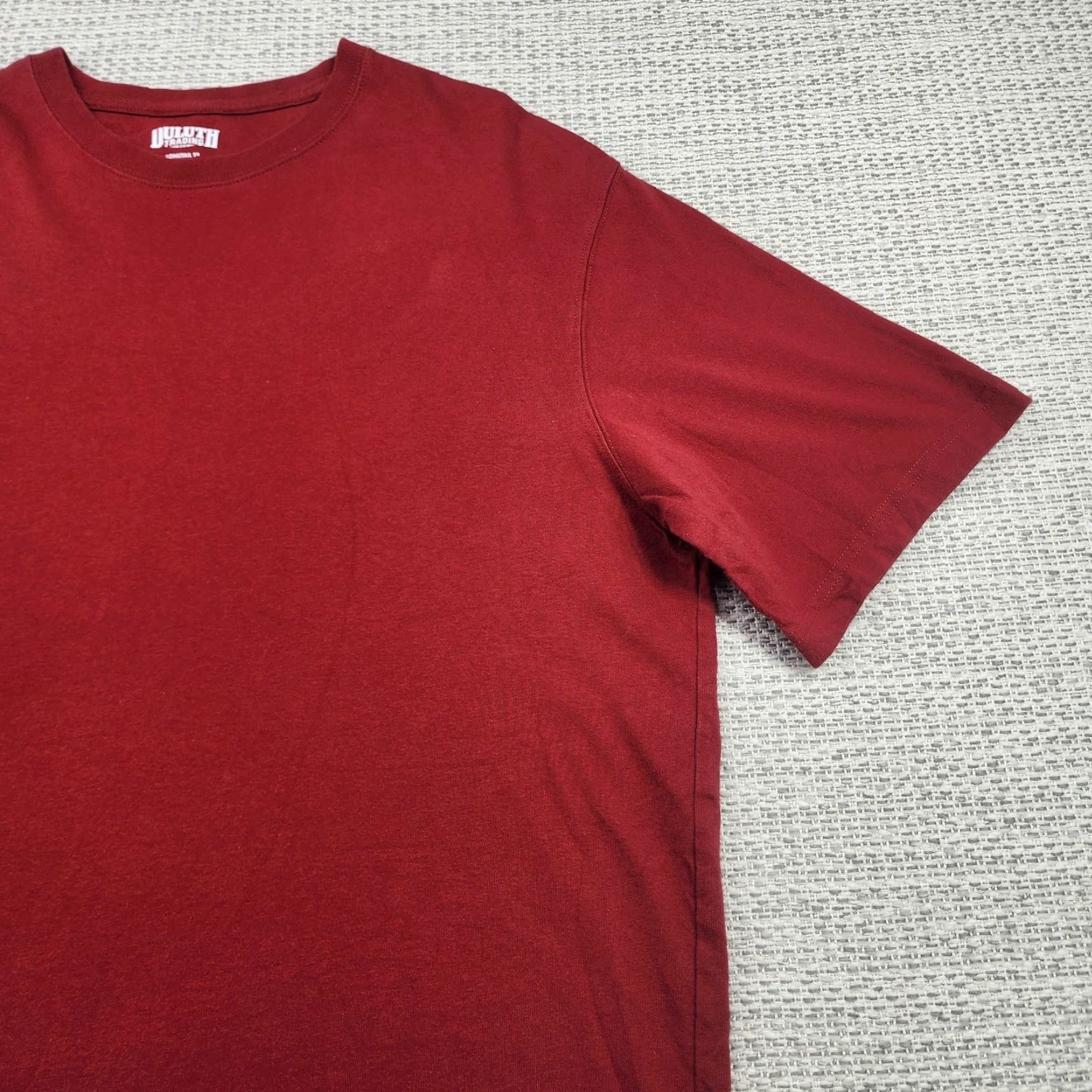 Duluth Trading Company Duluth Trading Shirt Mens XL Red Short Sleeve Crew Neck Cotton T Shirt Workwear Longtail T Classic Outdoor Mens Size US XL / EU 56 / 4 - 2 Thumbnail