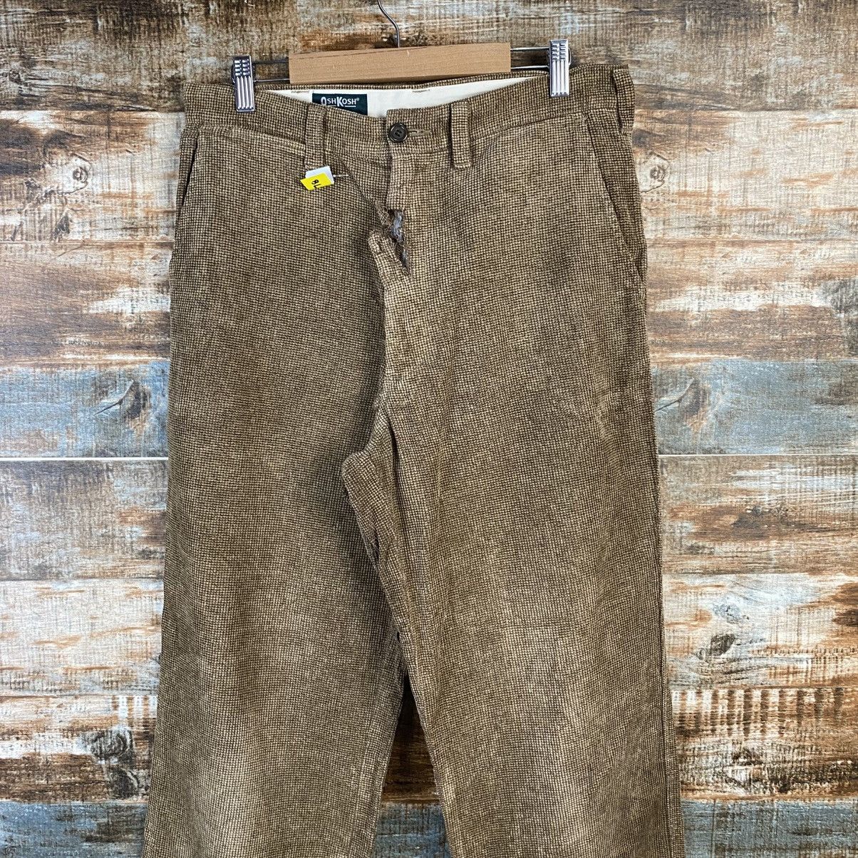 Oshkosh DL Osh Kosh vintage Beige Coduroy Pants #C778 Size US 32 / EU 48 - 2 Thumbnail