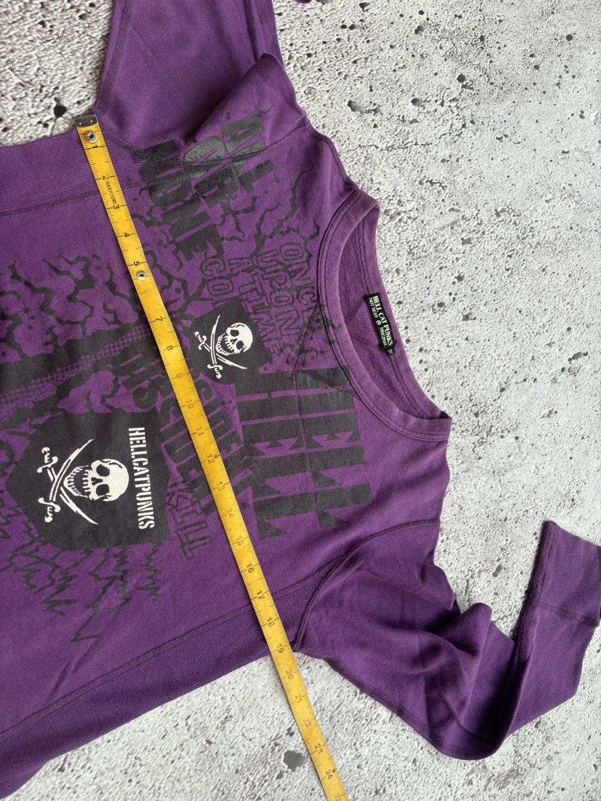 Hysteric Glamour Hell cat punks not dead skull sweatshirt Size US M / EU 48-50 / 2 - 7 Thumbnail