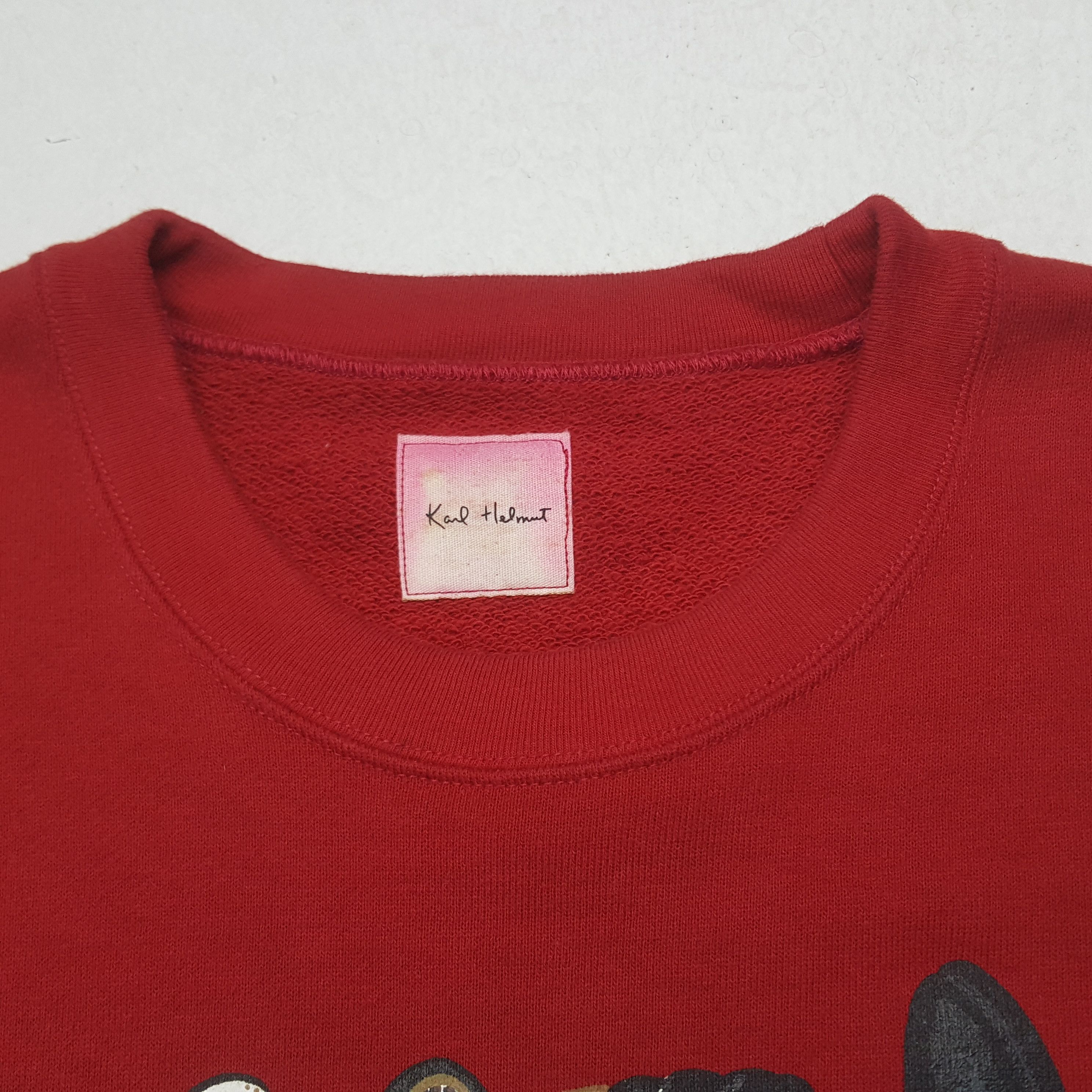 Karl Helmut Vintage Karl Helmut Shoes Art Designer Sweatshirt C295N3 Size US M / EU 48-50 / 2 - 5 Thumbnail