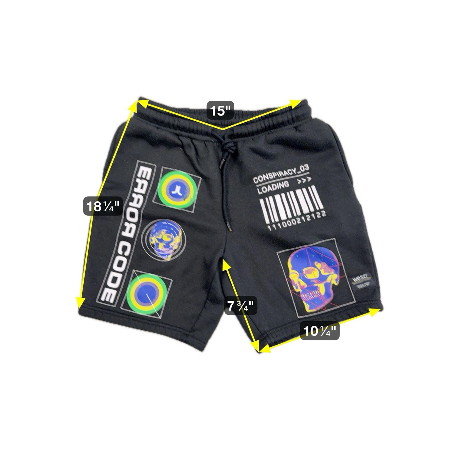 WeSC WESC Error Code Shorts Black Mens M Ladies L Sweden Loading Size US 32 / EU 48 - 6 Thumbnail