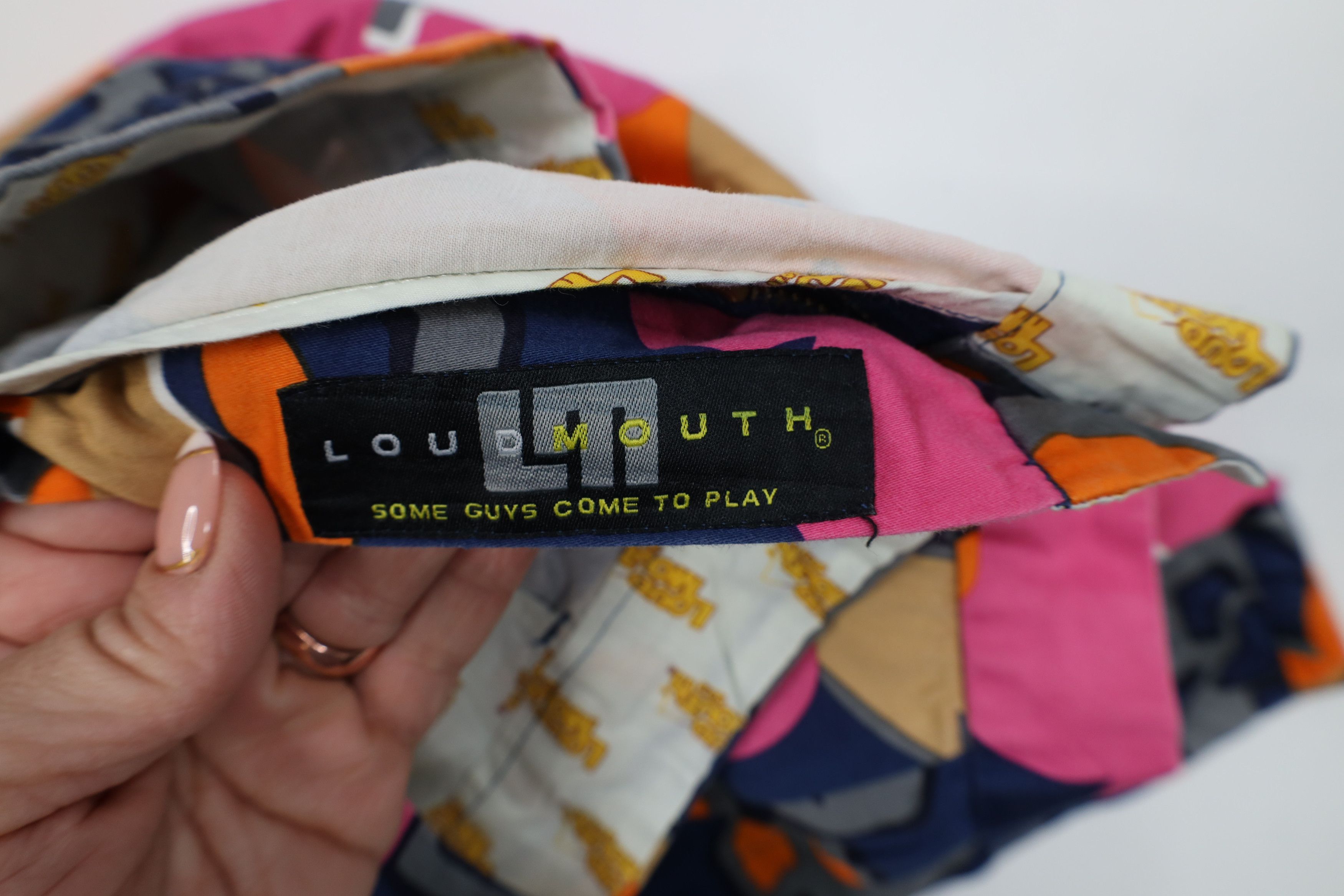 Vintage Loudmouth Golf Stretch All Over Print Golfing Chino Shorts Size US 38 / EU 54 - 7 Thumbnail