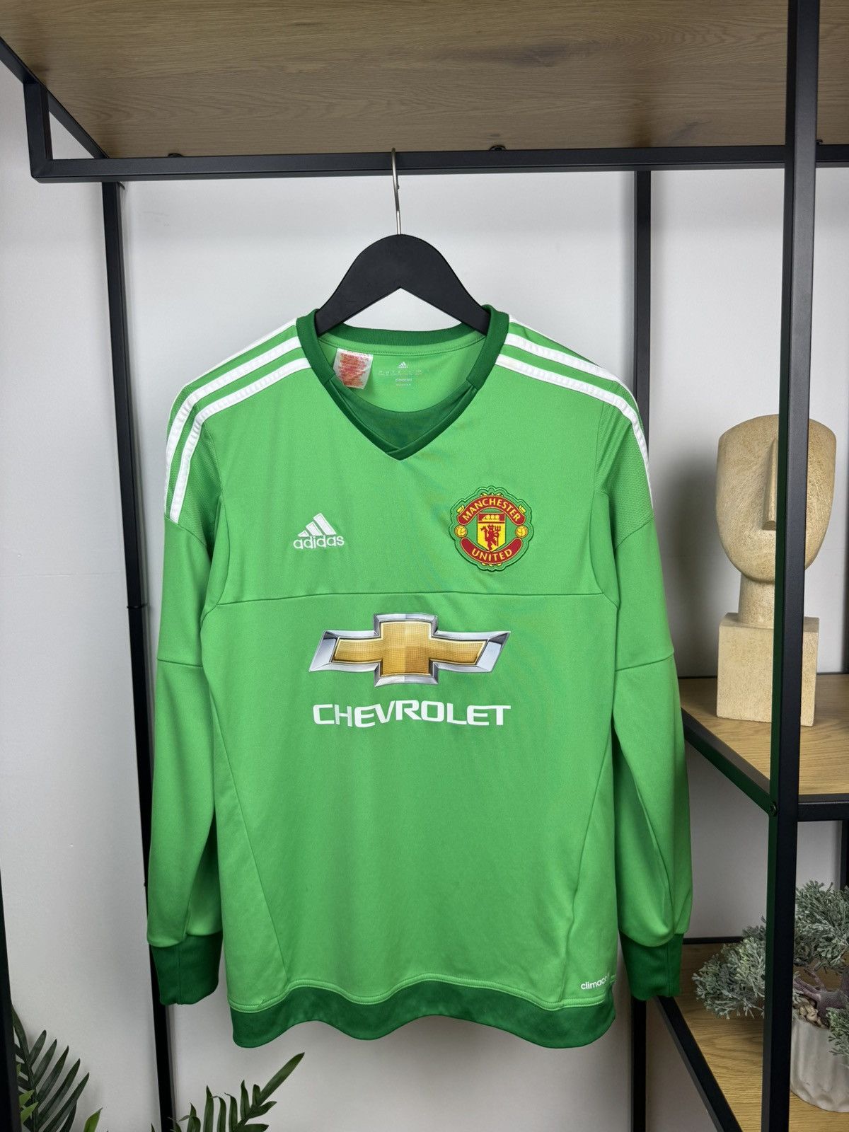 Adidas × Vintage Man Utd 2015-2016 Goalkeeper Shirt (Green) Kids XL,Men’s S Size US XS / EU 42 / 0 - 1 Thumbnail