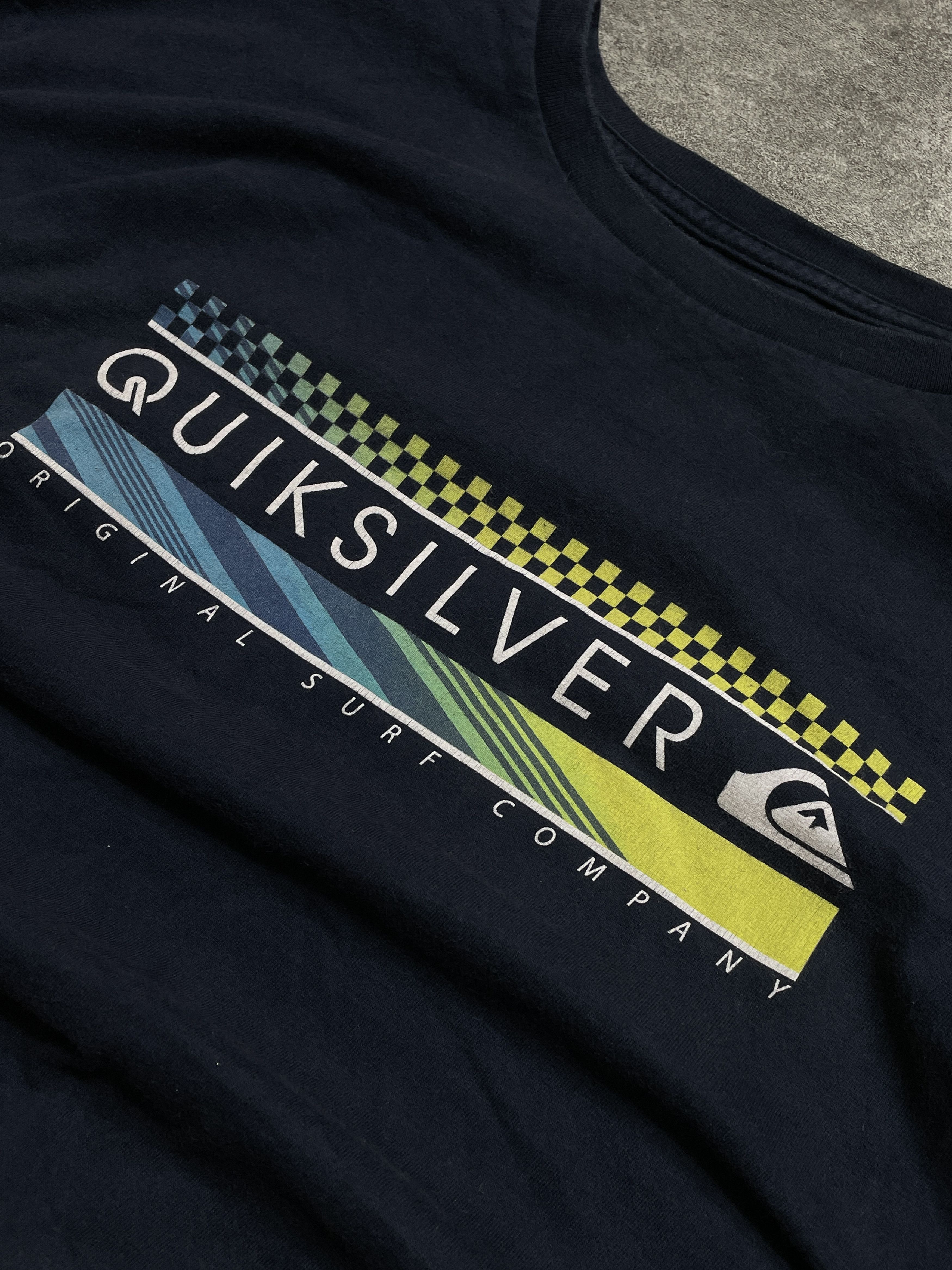 Quiksilver × Vintage ❗️RARE❗️Vintage Y2K Quiksilver T-Shirt Spellout Size US XL / EU 56 / 4 - 6 Thumbnail