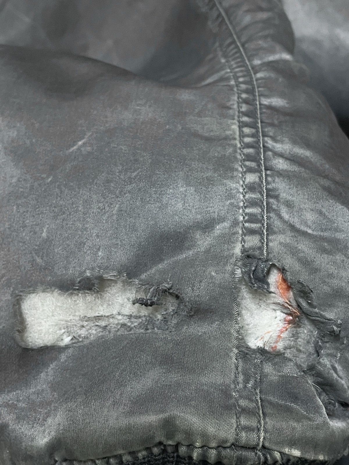 Vintage Rare Vintage MA-1 Flying Man Acid Wash Bomber Jacket 1990s Size US L / EU 52-54 / 3 - 8 Thumbnail