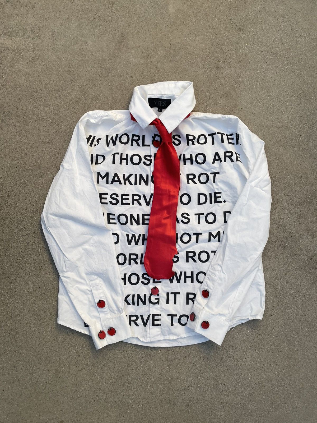 Other Vees Clothing Death Note Light Poem Shirt Size US S / EU 44-46 / 1 - 1 Thumbnail