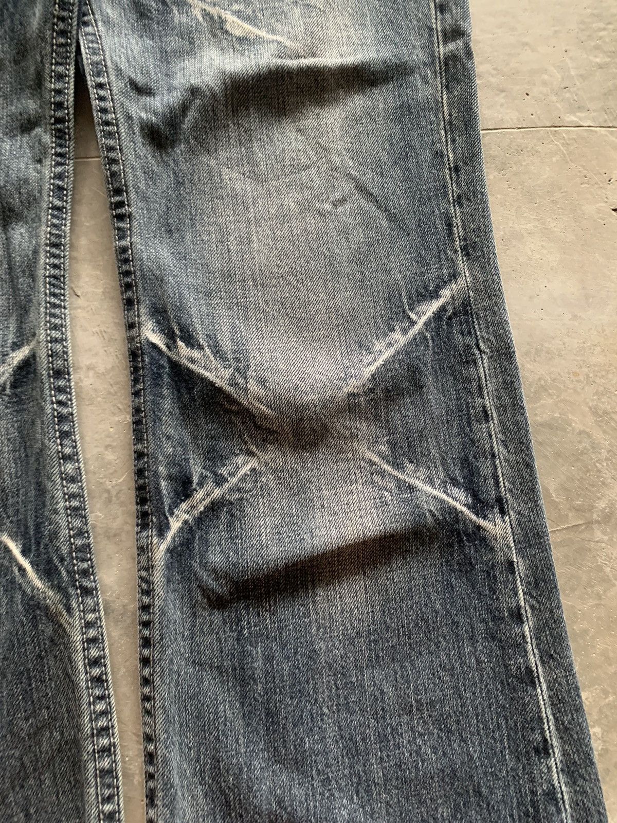 If Six Was Nine flared y2k sorridere sick washed design japanese jeans Size US 30 / EU 46 - 14 Thumbnail