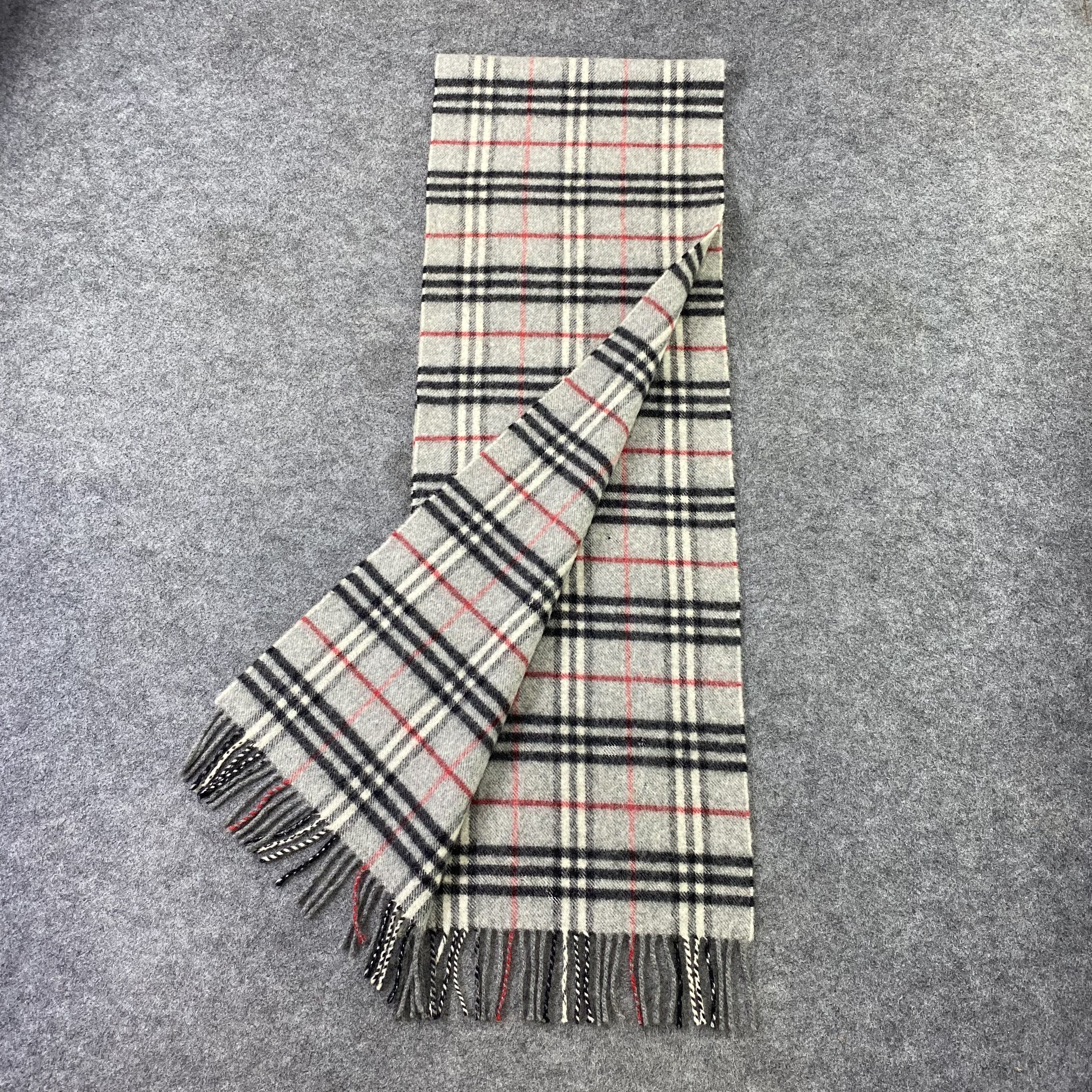 Burberry Burberry Wool Scarf / Muffler / Neckwear-T1503 Size ONE SIZE - 2 Thumbnail