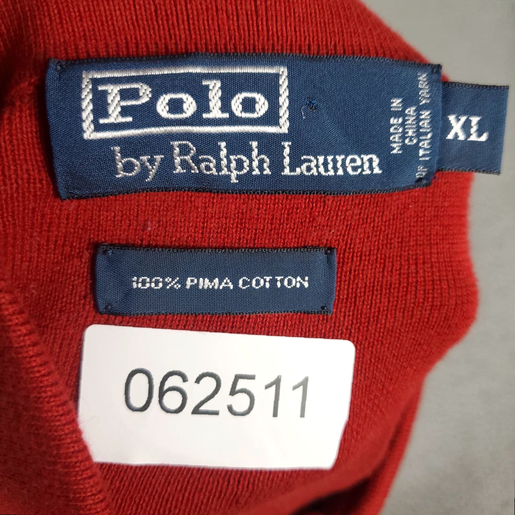 Ralph Lauren VINTAGE Ralph Lauren Sweater Pullover Mens XL Red Wool Cotton All Seasons Classic Size US XL / EU 56 / 4 - 8 Thumbnail
