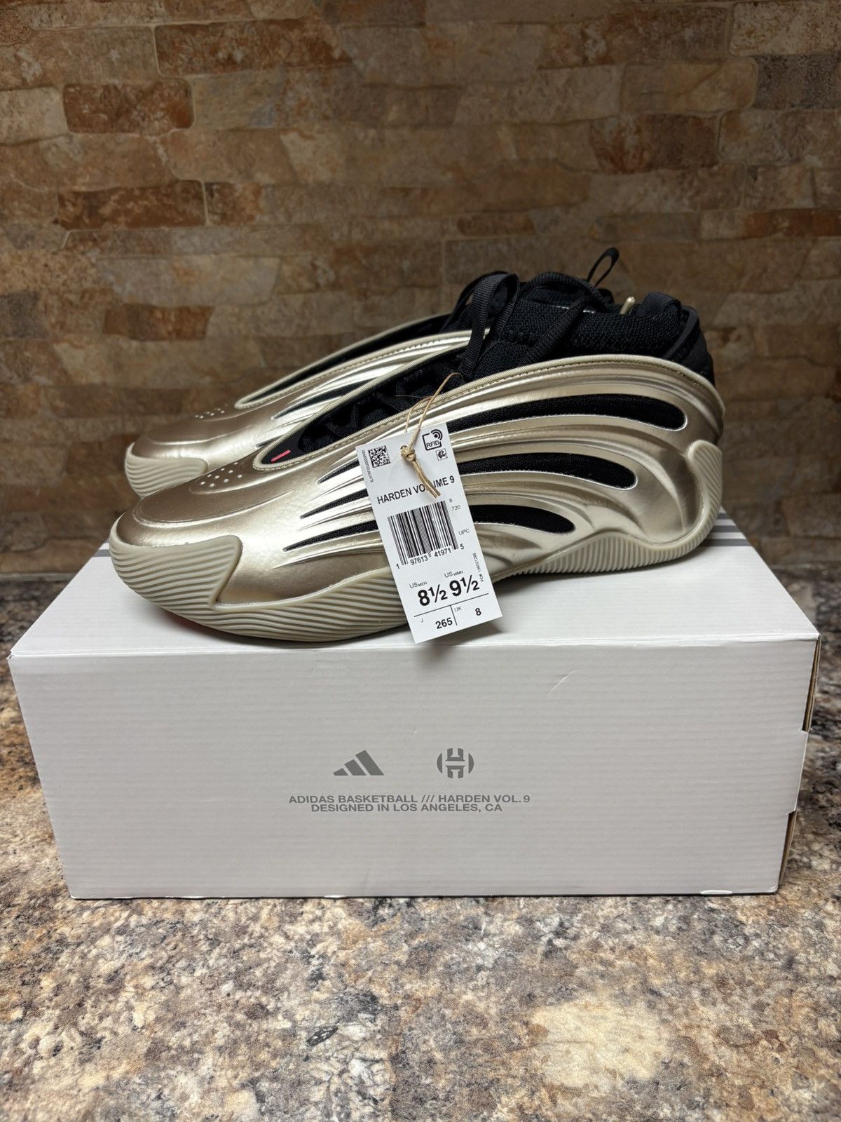 Adidas Adidas Harden Volume 9 'Cyber Metallic' Size 8.5 Size US 8.5 / EU 41-42 - 1 Thumbnail