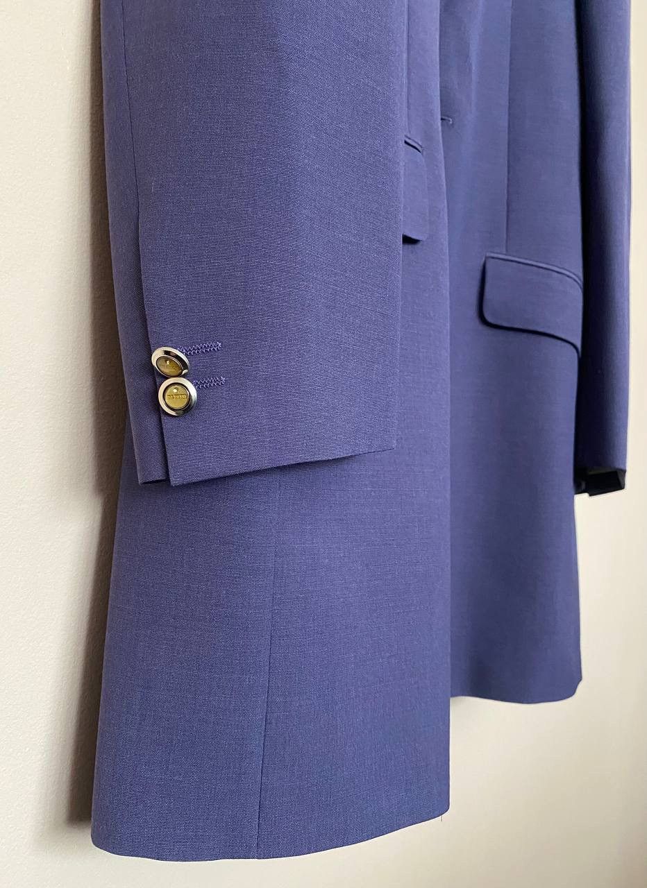 Pal Zileri 2 Pieces PAL ZILERI CERIMONIA Striped Suit One Button Sz 48R Size 48R - 2 Thumbnail