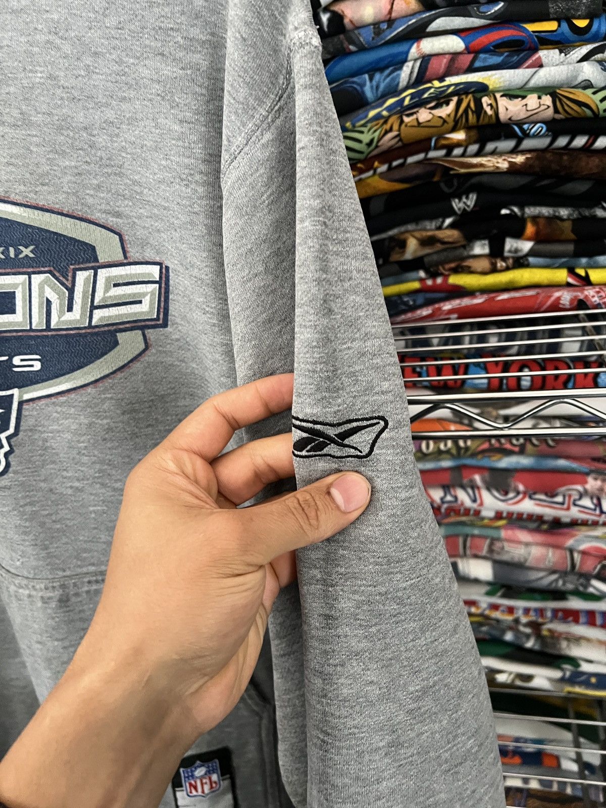 Reebok 2005 NFL New England Patriots Super Bowl XXXIX Hoodie Size US M / EU 48-50 / 2 - 5 Thumbnail