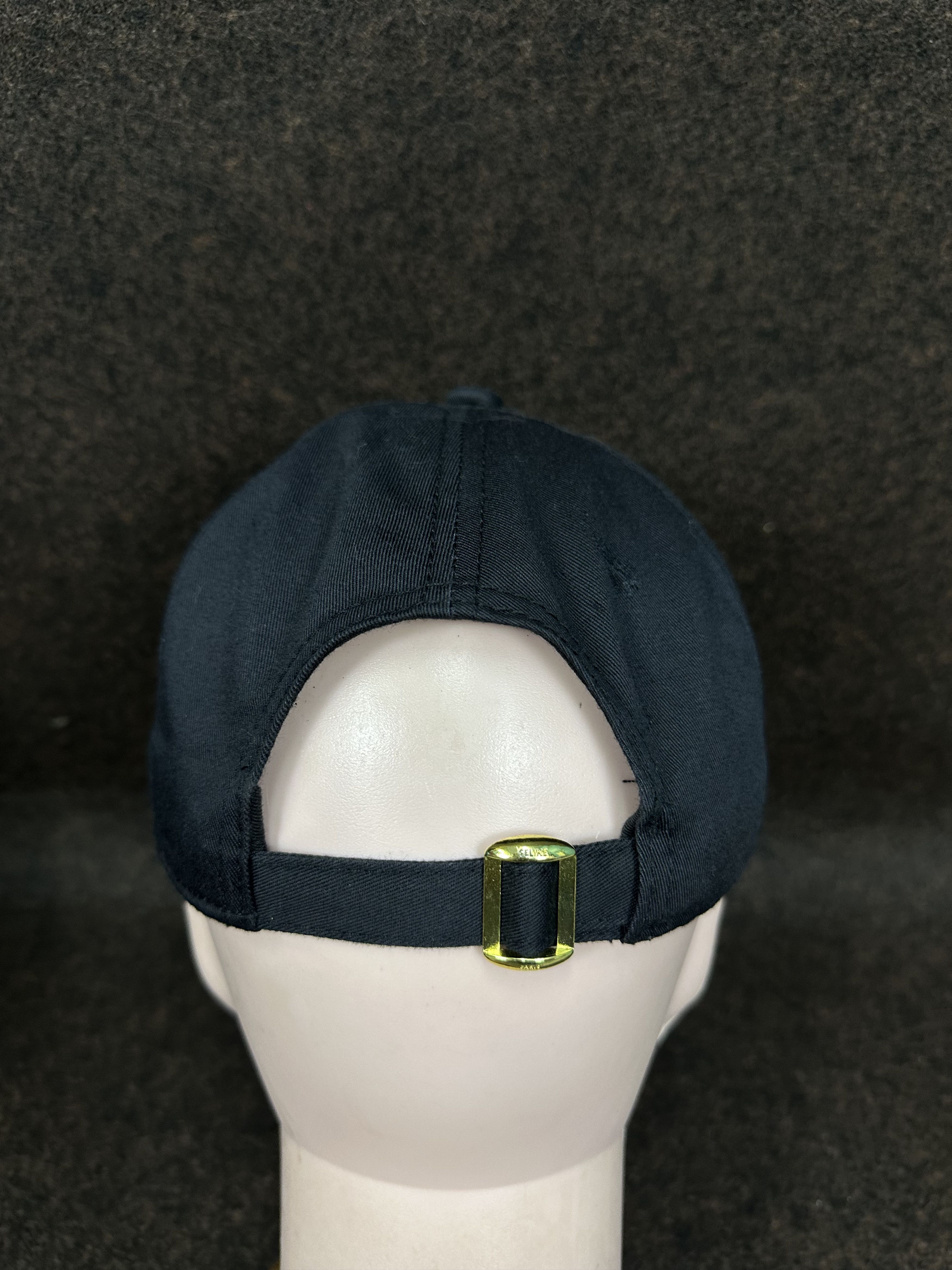 Celine Celine Triomphe Black Baseball Cap Size ONE SIZE - 4 Thumbnail