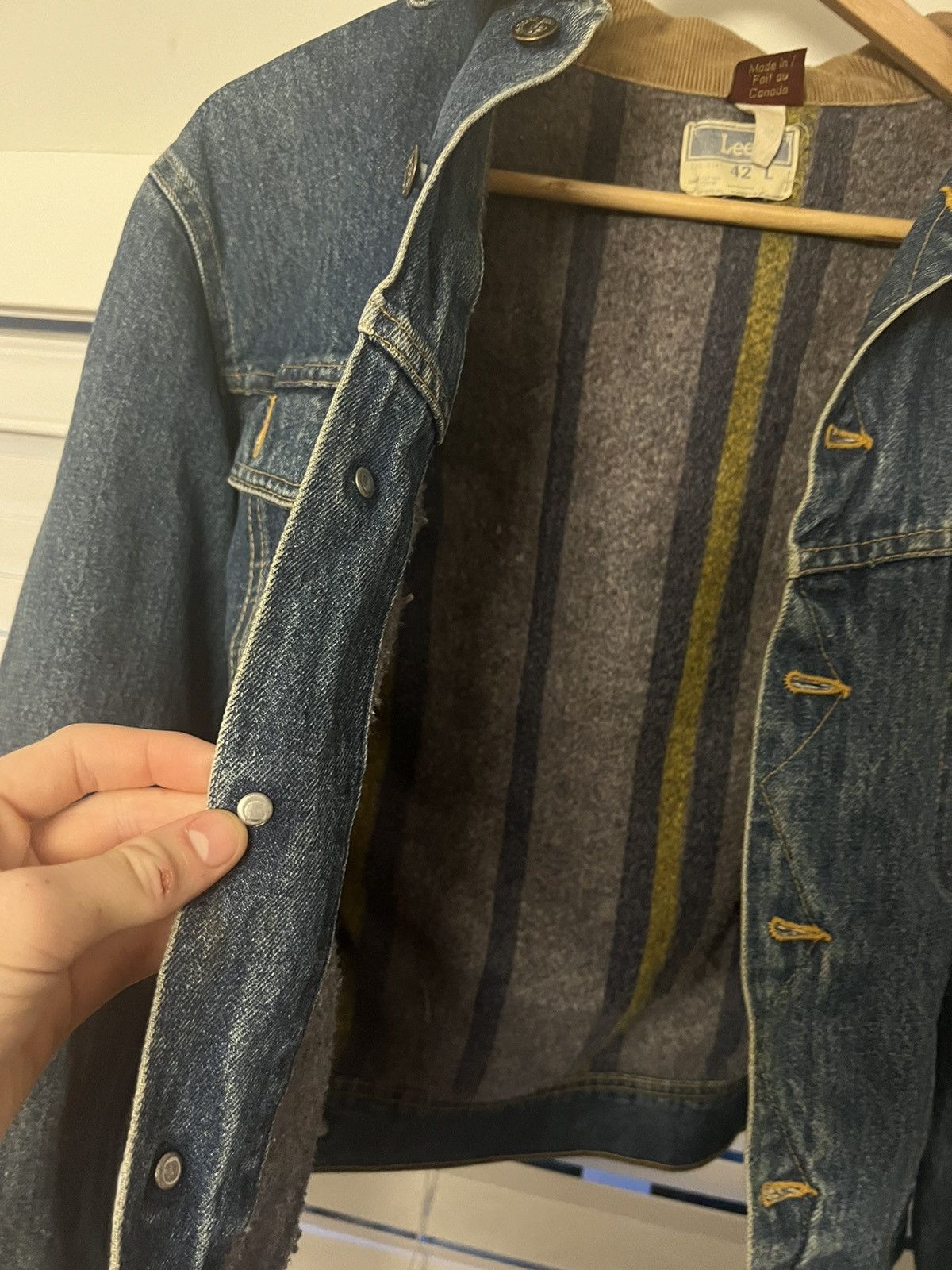 Carhartt × Lee 80s LEE Storm rider denim work jacket Size US L / EU 52-54 / 3 - 2 Thumbnail