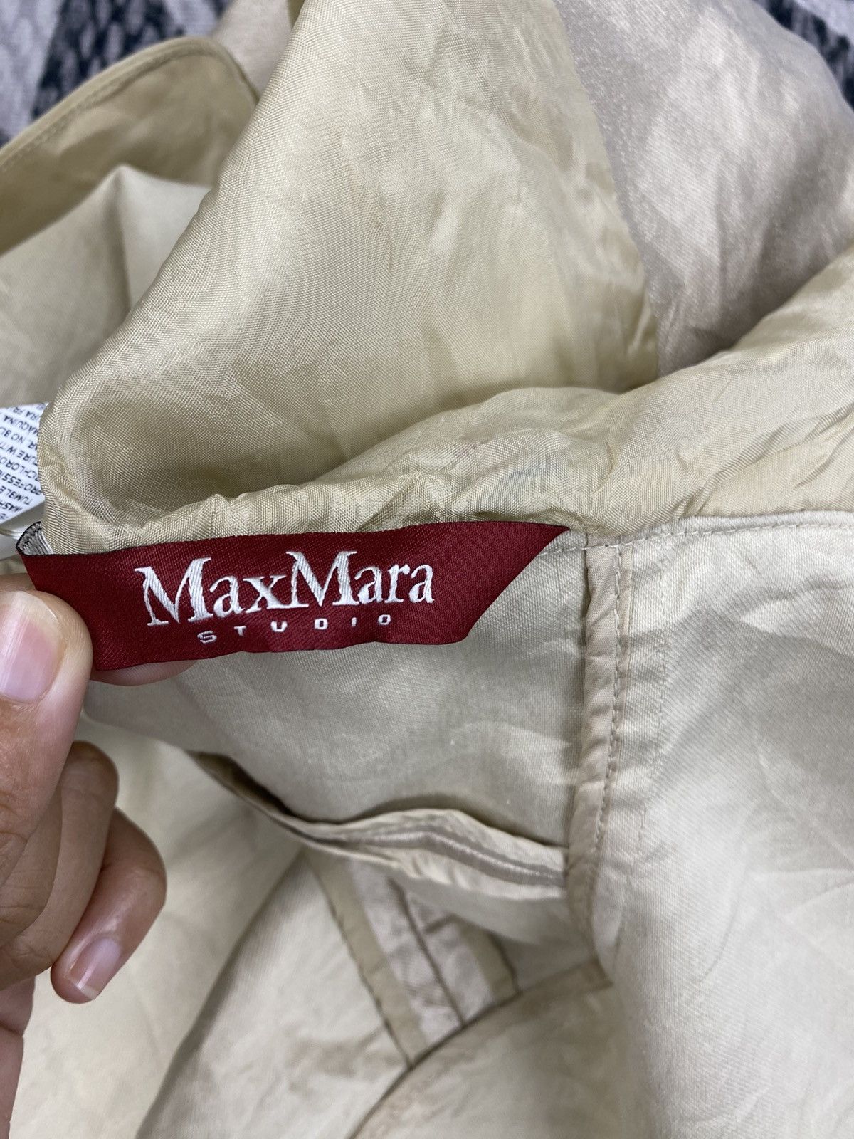 Max Mara Maxmara Studio Single Button Cropped Blazer Size XS / US 0-2 / IT 36-38 - 9 Thumbnail