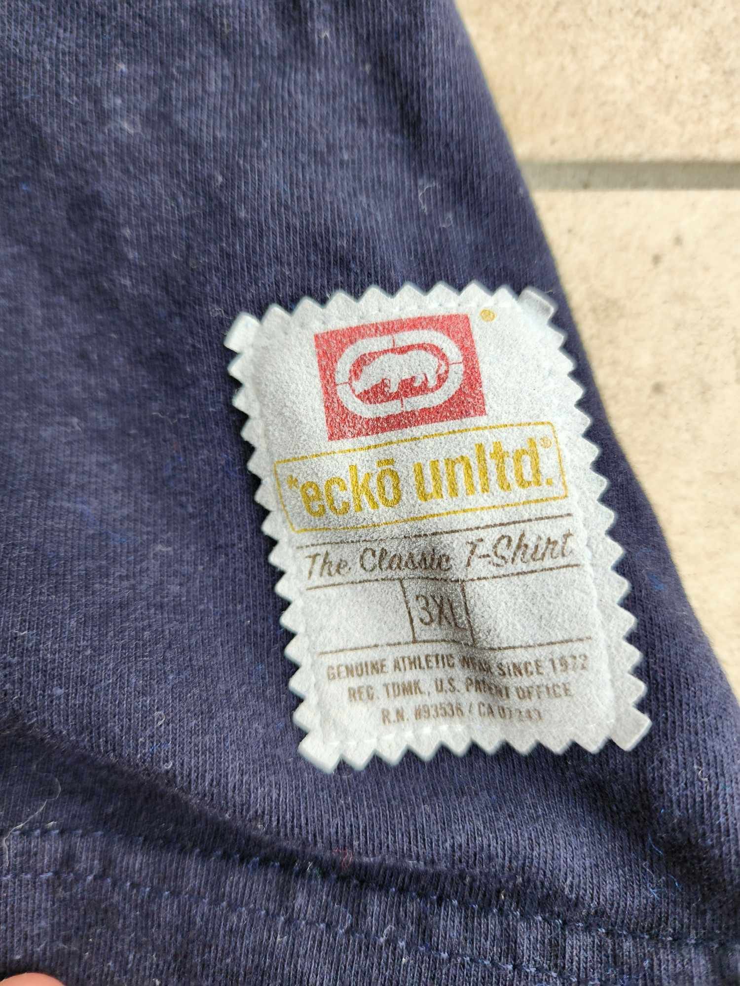 Ecko Unltd. 2000s Ecko Unltd. Navy T-Shirt - 3XL - Hip Hop Vintage Size US XXL / EU 58 / 5 - 4 Thumbnail