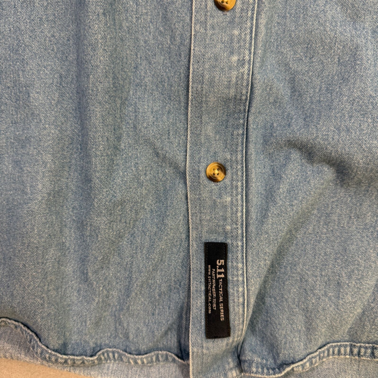 5.11 5.11 Tactical Denim Button Shirt Mens Extra Large NRA Size US XL / EU 56 / 4 - 4 Thumbnail