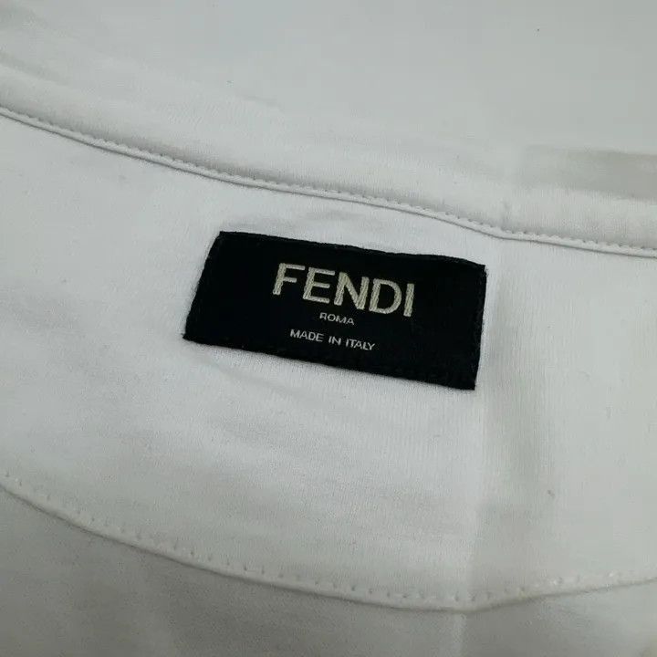 Fendi Fendi Logo Monster Eyes Short Sleeve T-Shirt -2507 Size US M / EU 48-50 / 2 - 6 Thumbnail