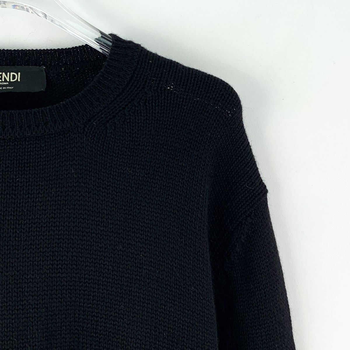 Fendi Fendi Little Eyes Intarsia Long Sleeve Knit Sweater K26WX Size US M / EU 48-50 / 2 - 3 Thumbnail