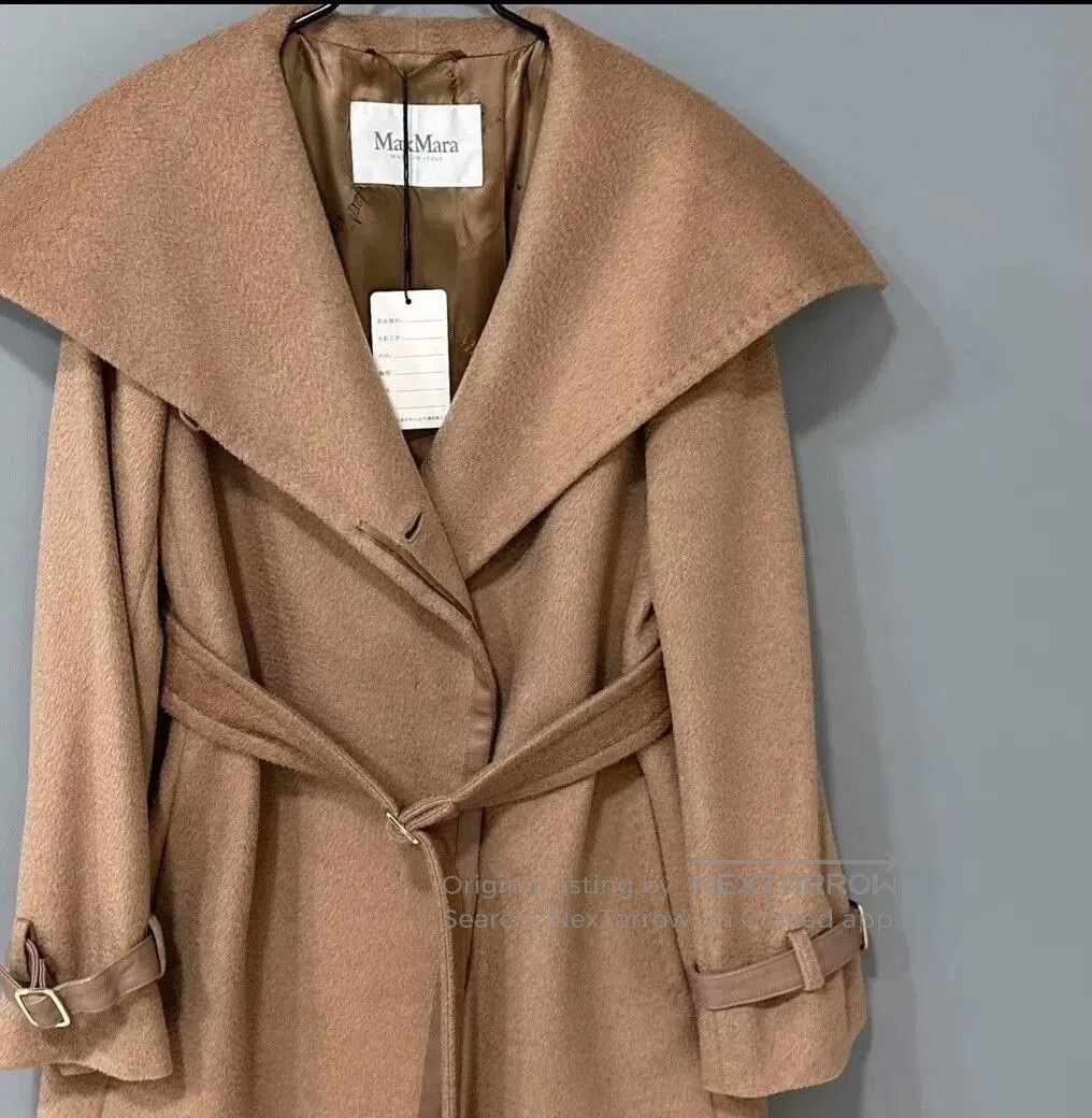 Max Mara MaxMara Shawl Collar Camel Hair Coat. Size S / US 4 / IT 40 - 3 Thumbnail