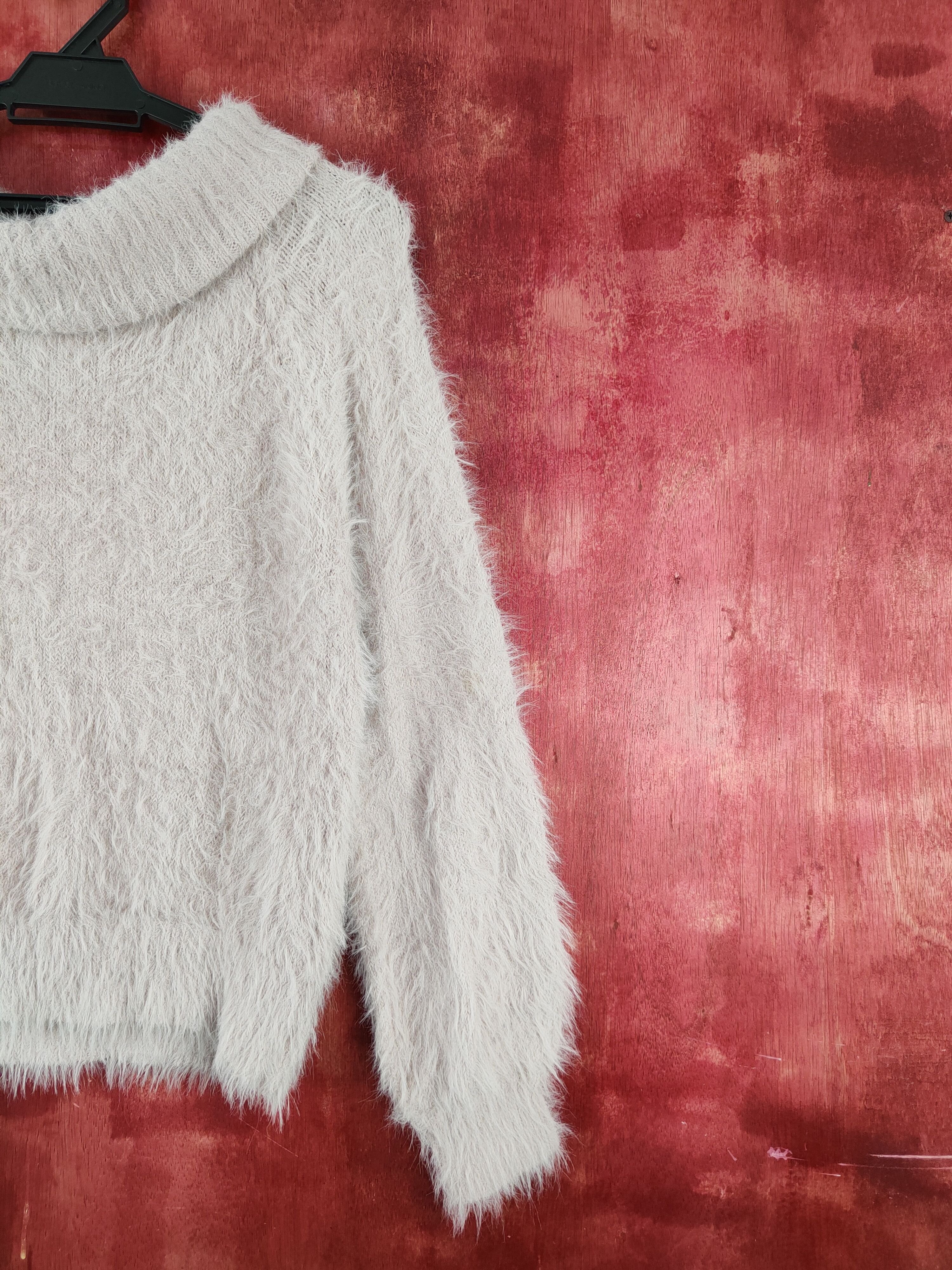 Homespun Knitwear × Japanese Brand Khalita Pink Shag Shaggy Fur Mohair Knitwear #S2075 Size S / US 4 / IT 40 - 5 Thumbnail