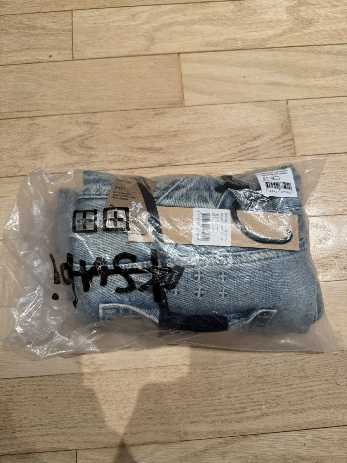 Ksubi Ksubi Chitch Punk Blue Thrashed Jeans Size 34 Size US 34 / EU 50 - 15 Thumbnail