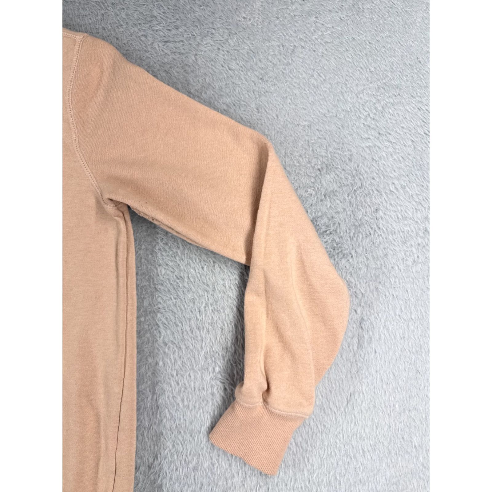 The North Face VINTAGE The North Face Sweater Shirt Womens Small Peach Pullover Cotton Blend Long Sleeve Size S / US 4 / IT 40 - 2 Thumbnail